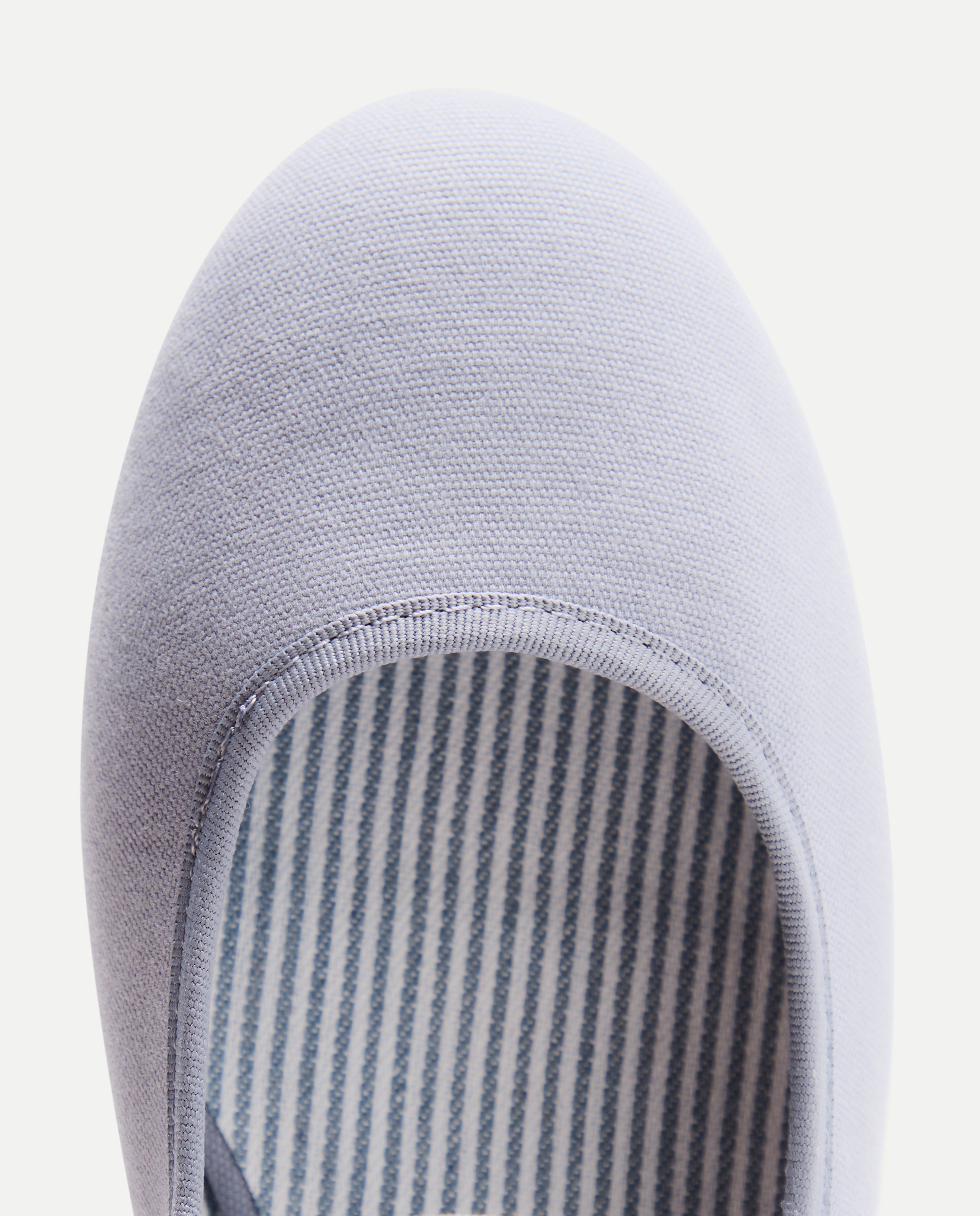 Sapatos de Presilha em Lona Fina Azul-claro-4