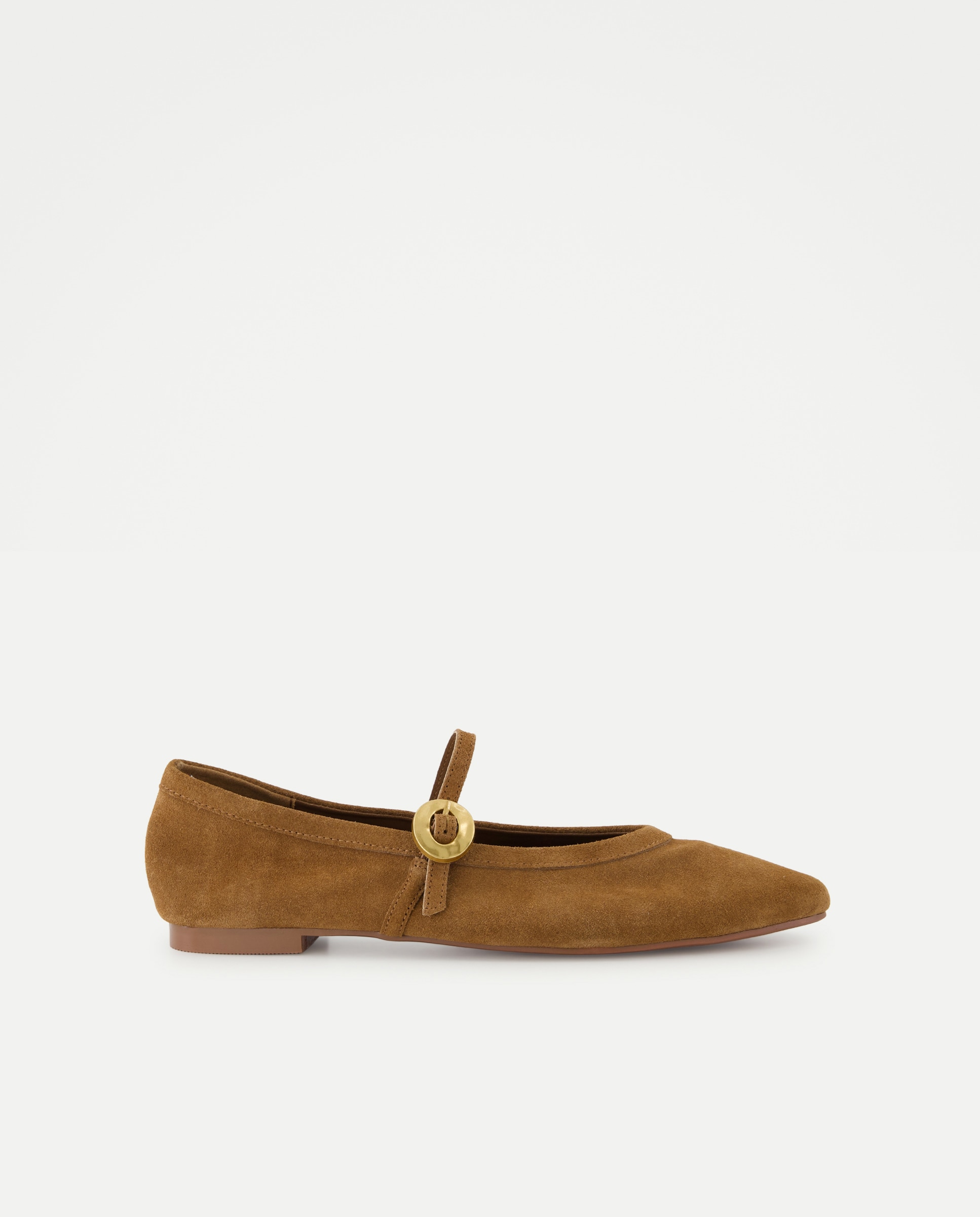 Imagem 0 de Sapatos de Presilha em Camurça com Fivela