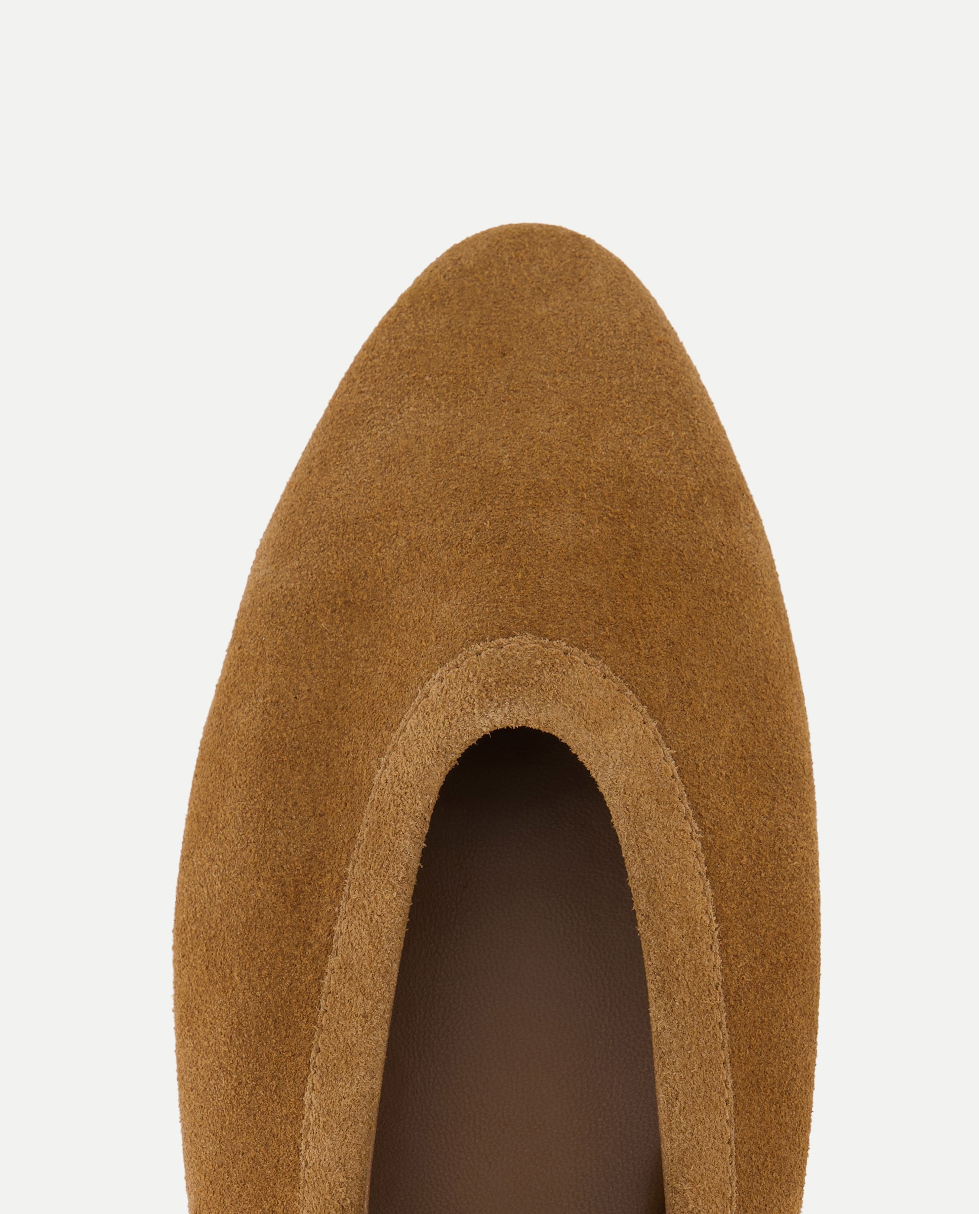 Sapatos de Presilha em Camurça com Fivela Castanho-4