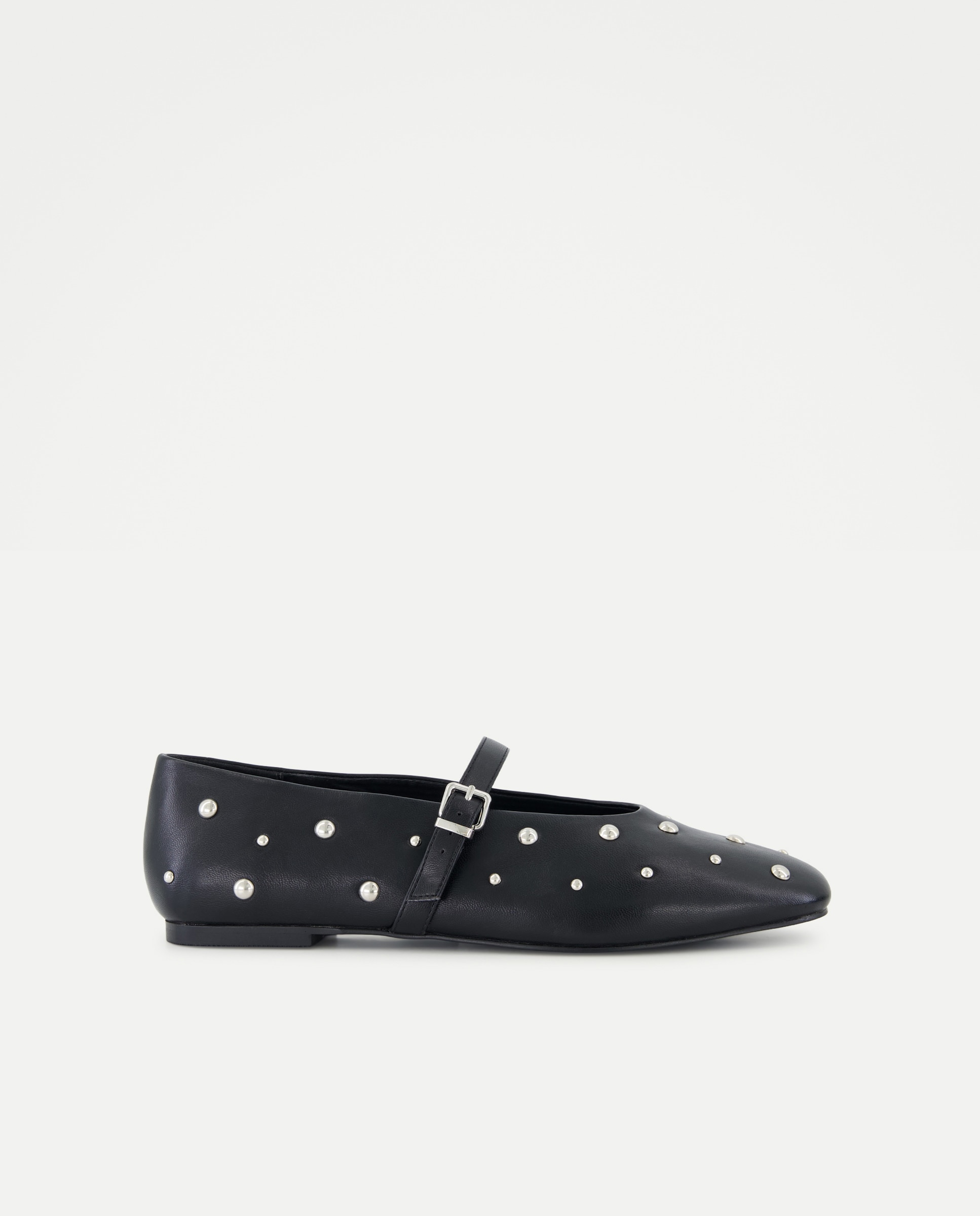 Imagem 0 de Sapatos de Presilha com Tachas Prateadas
