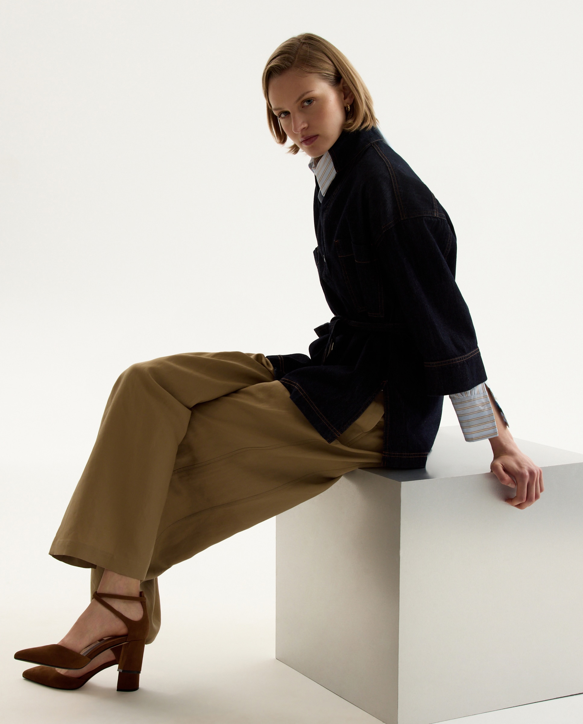 Sapatos de salão de senhora 740 Tabaco-6