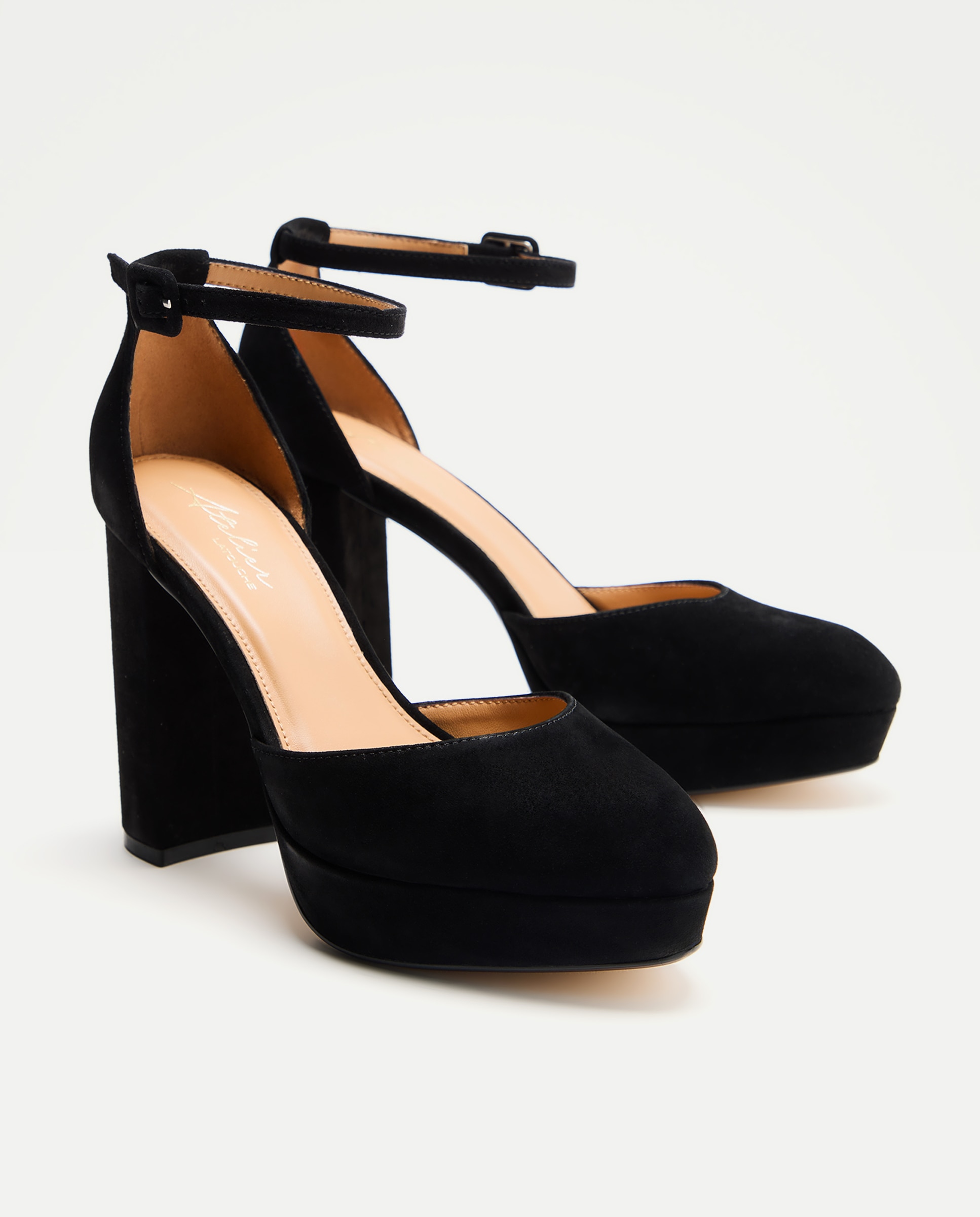 Zapatos de salón de mujer - Latouche - 220 Rosa palo Negro-2