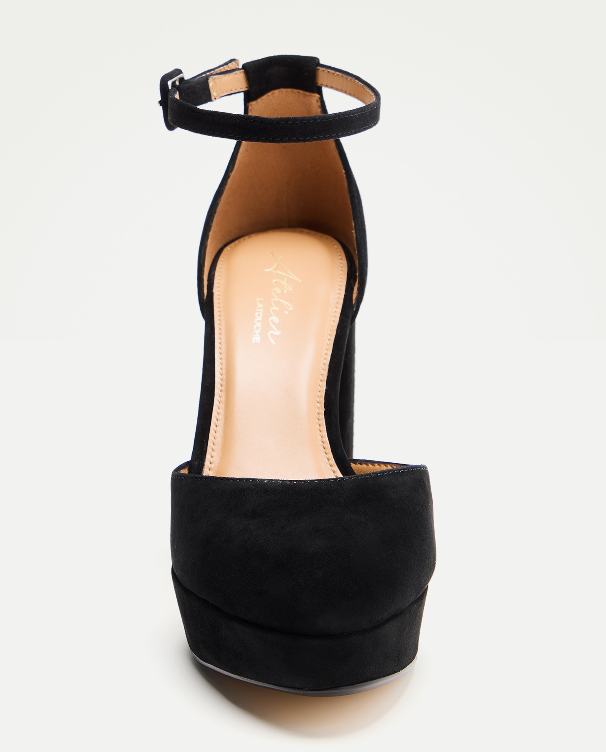 Zapatos de salón de mujer - Latouche - 220 Rosa palo Negro-4