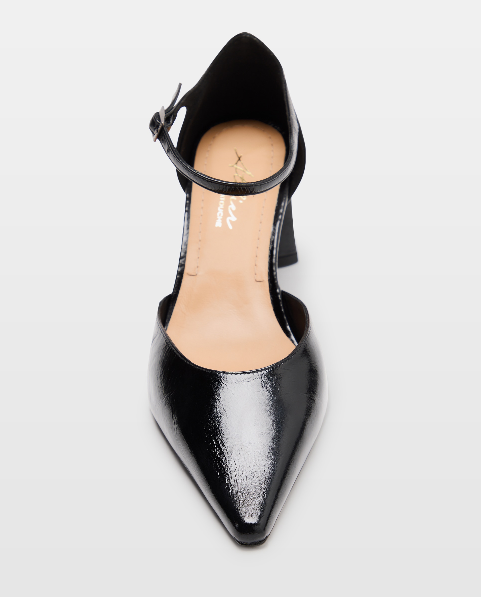 Sapatos de Salto com Pulseira pelo Tornozelo Preto-4
