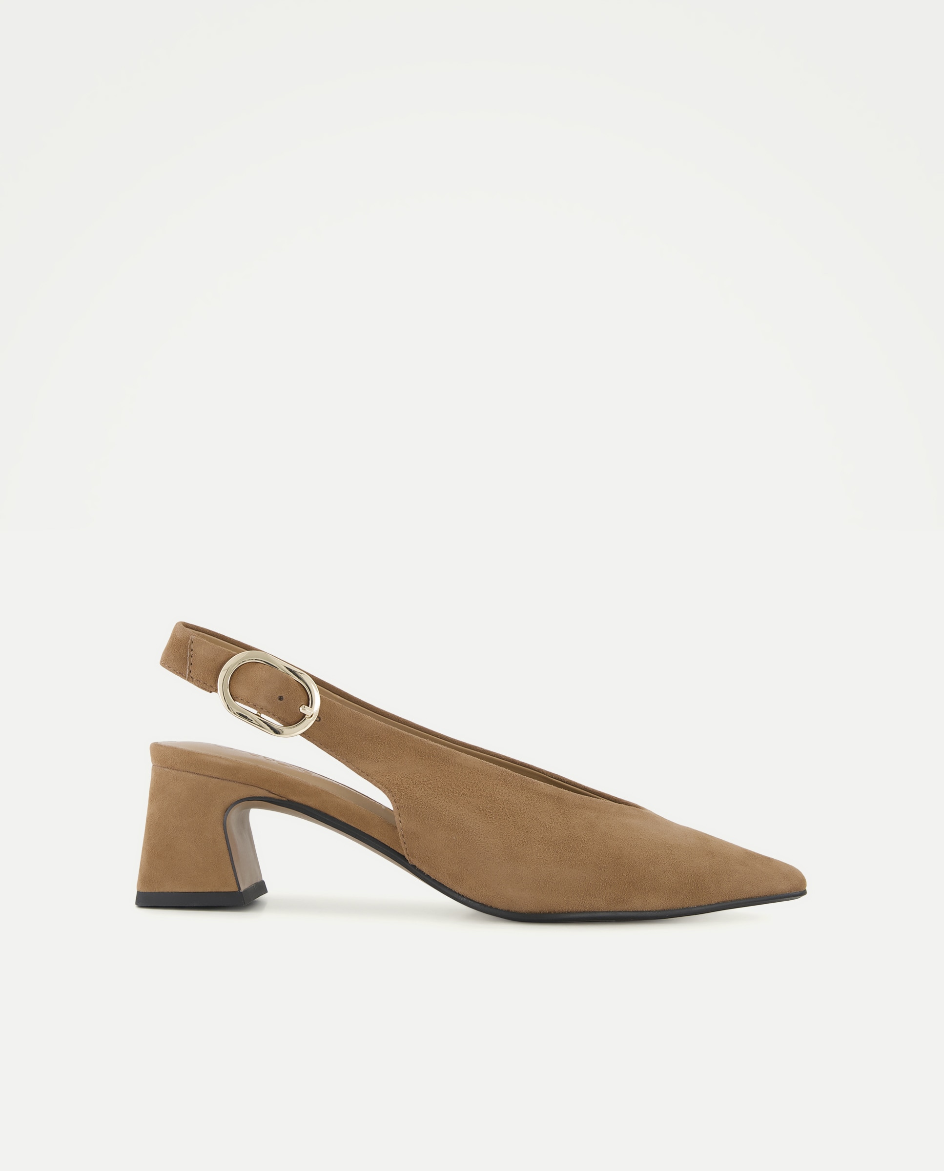 Imagem 0 de Sapatos de Salto Tipo Mules Perfurados