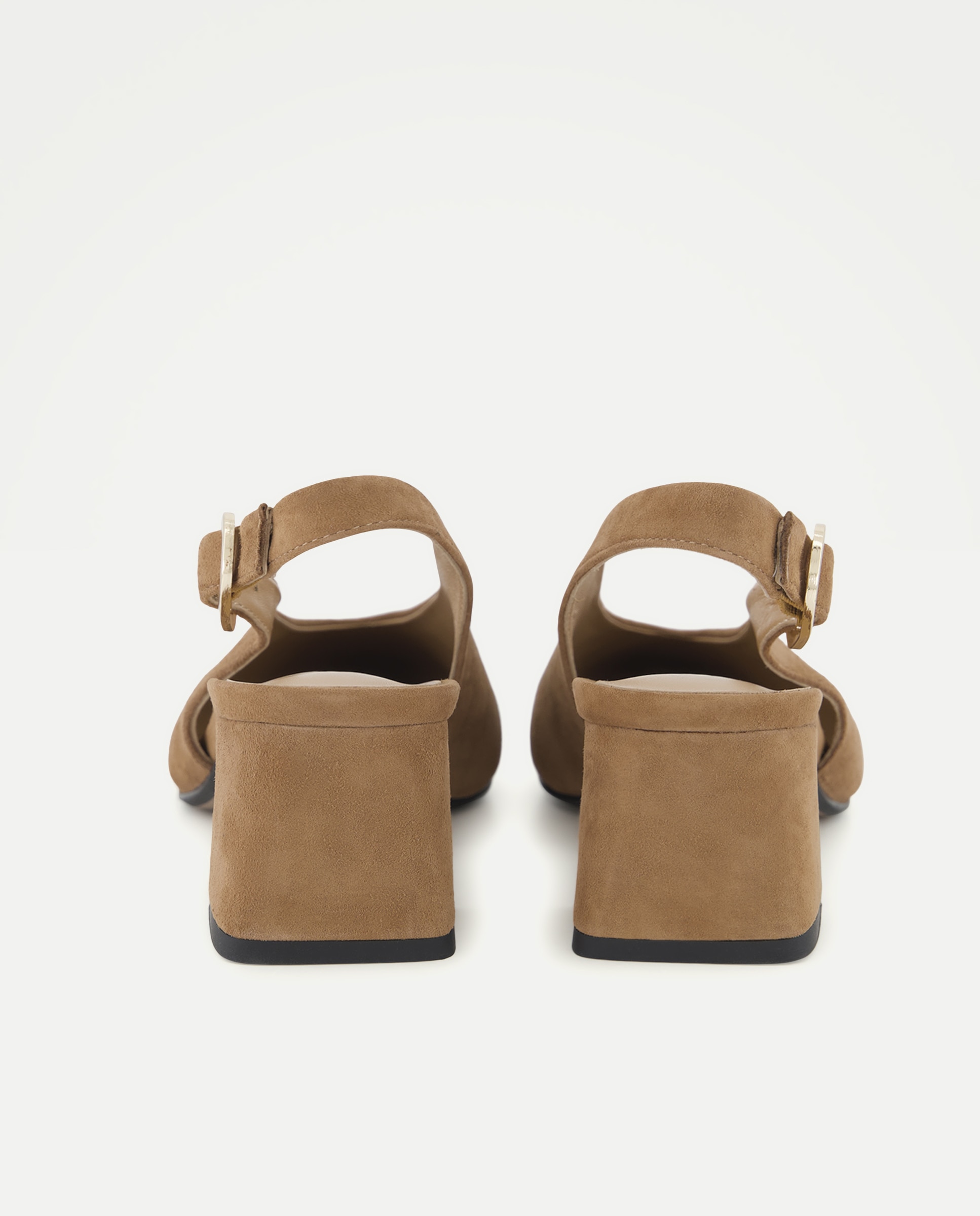 Sapatos de Salto Tipo Mules Perfurados Visom-Escuro-3