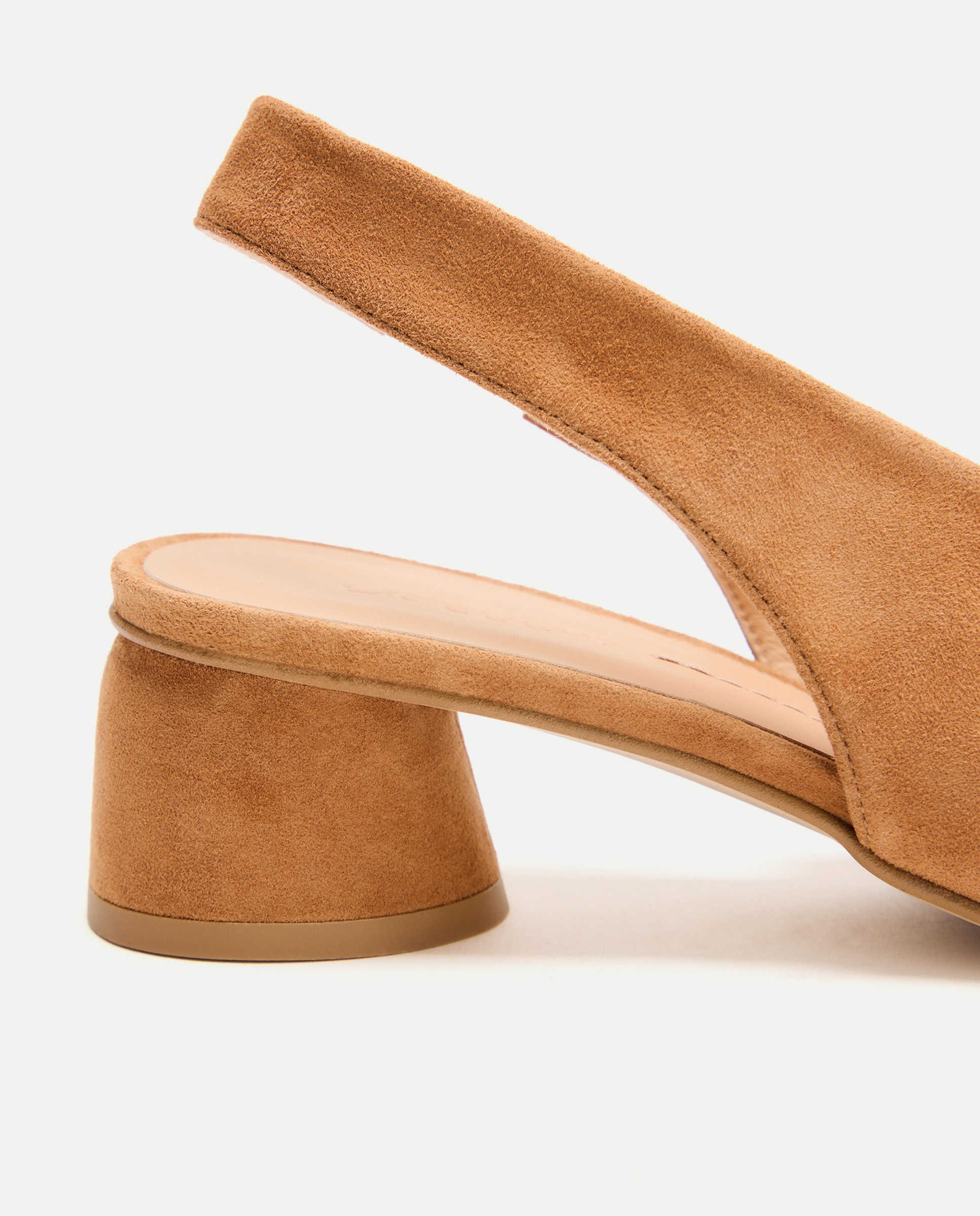 Sapatos de Salto Tipo Mules sem Forro 730 Camel-5