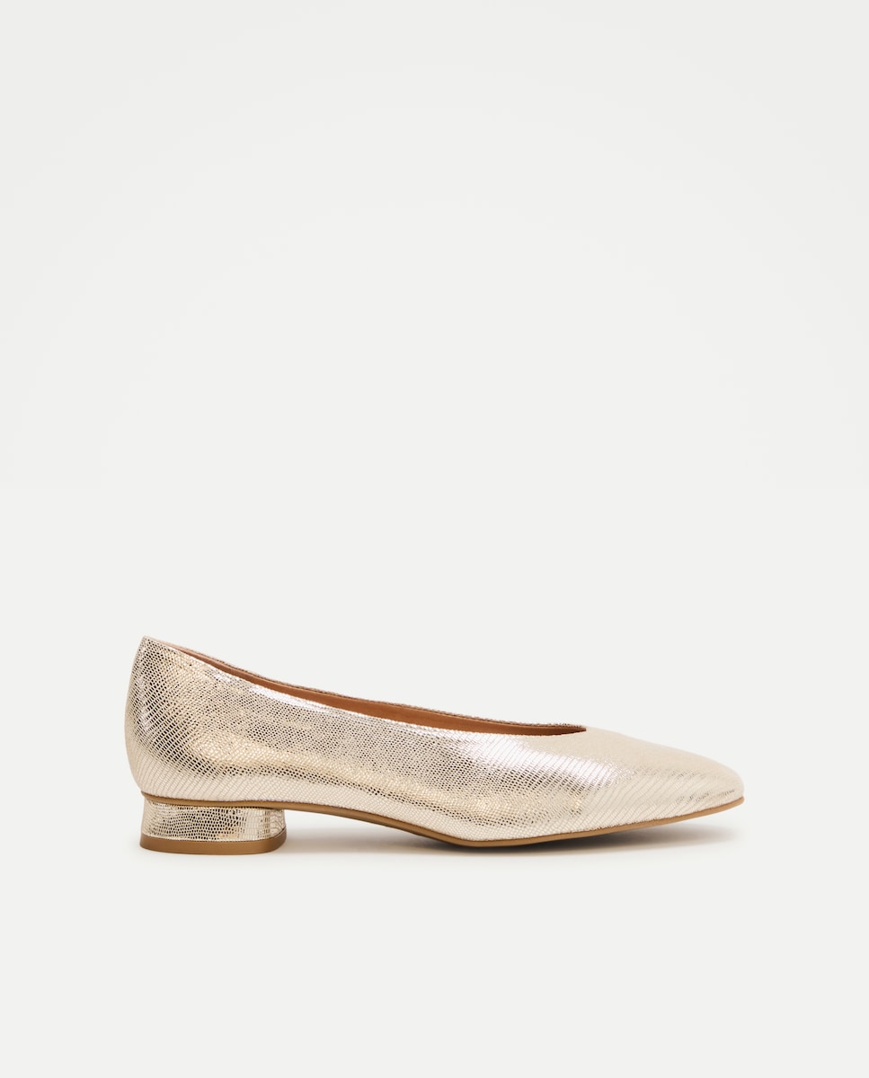 Imagen 0 de Zapato de mujer plano, salón sin forro Negro