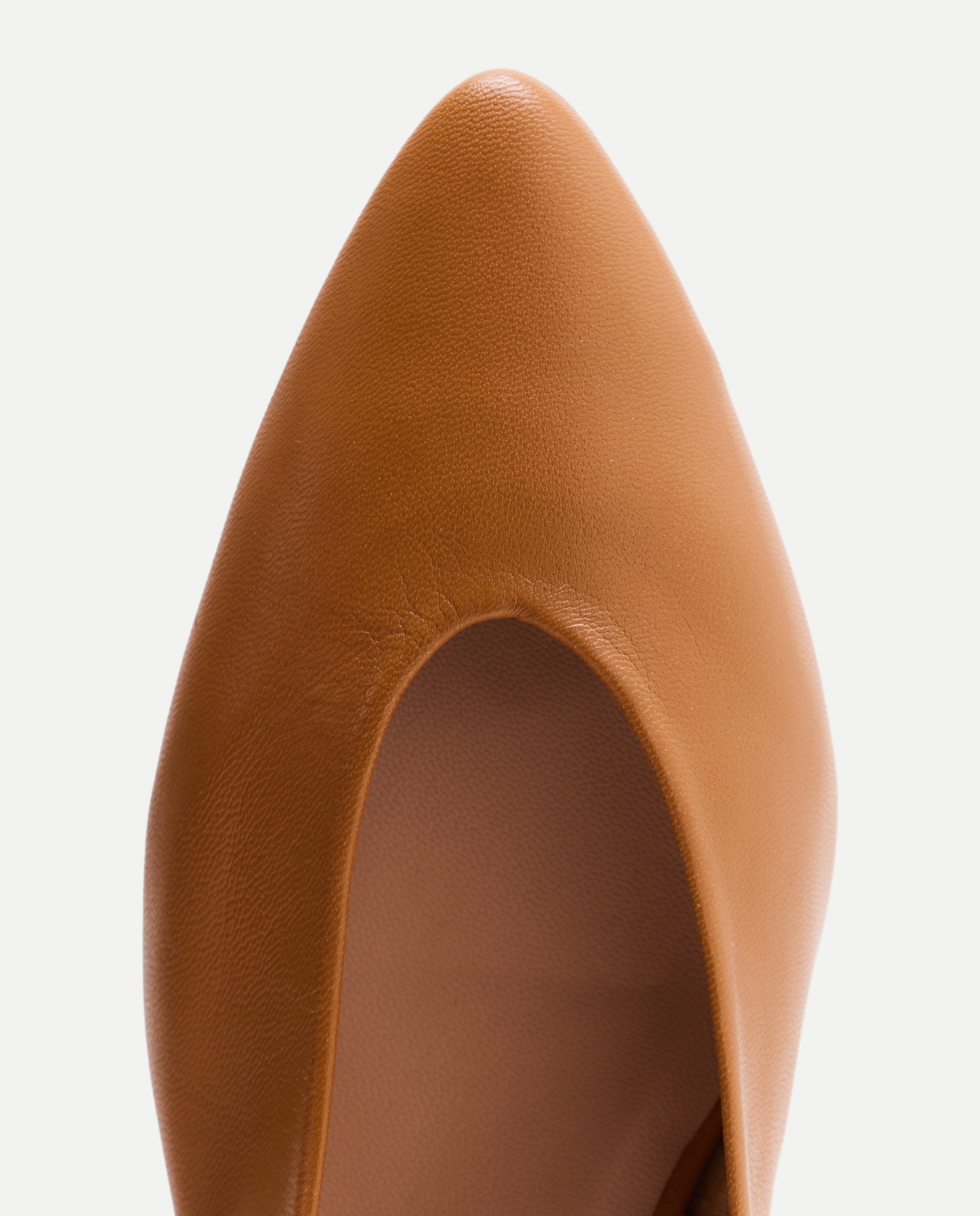 Sapatos com Tacão Tipo Mules sem Forro 730 Camel-4