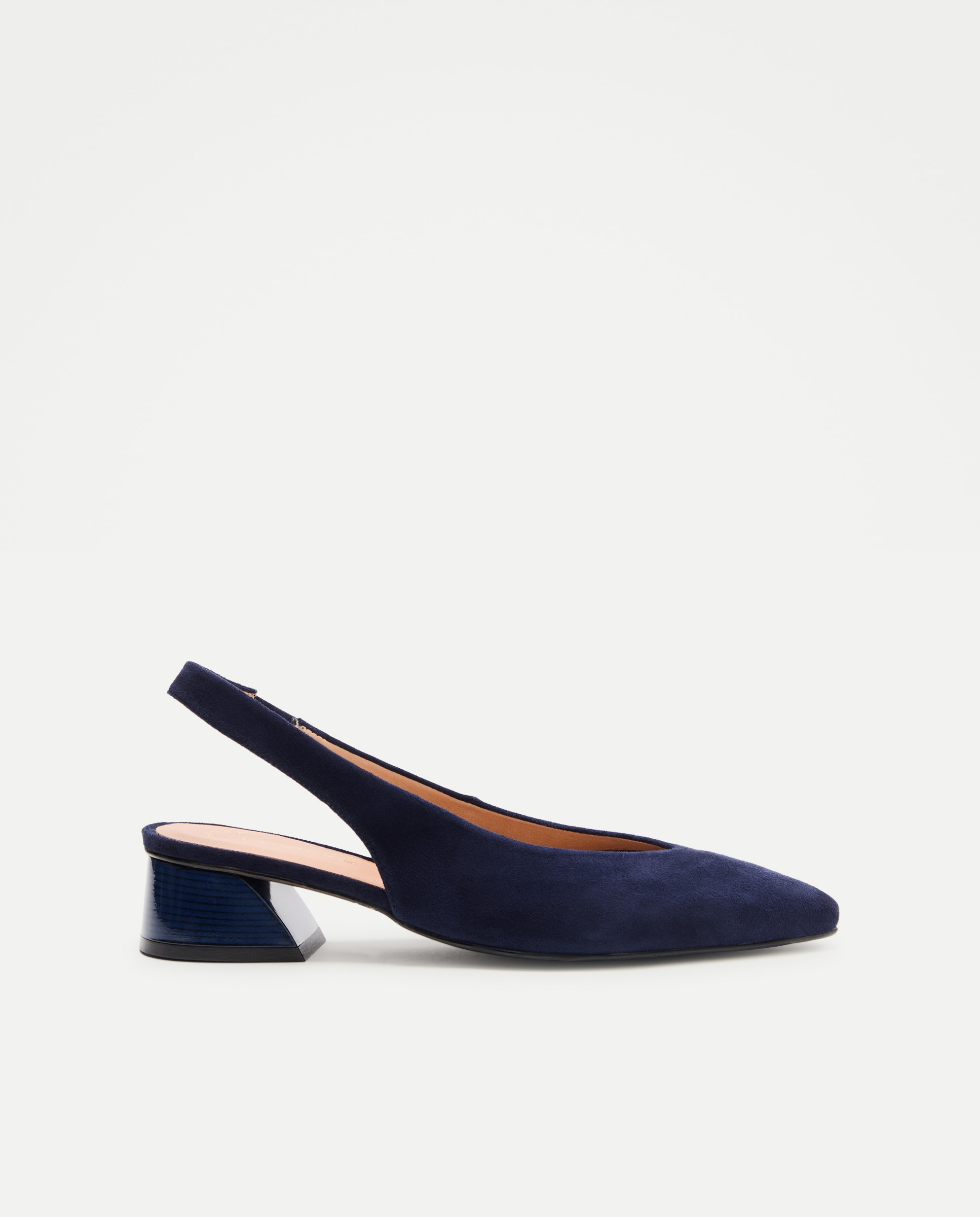 Sapatos com Tacão Tipo Mules sem Forro 400 Azul-1