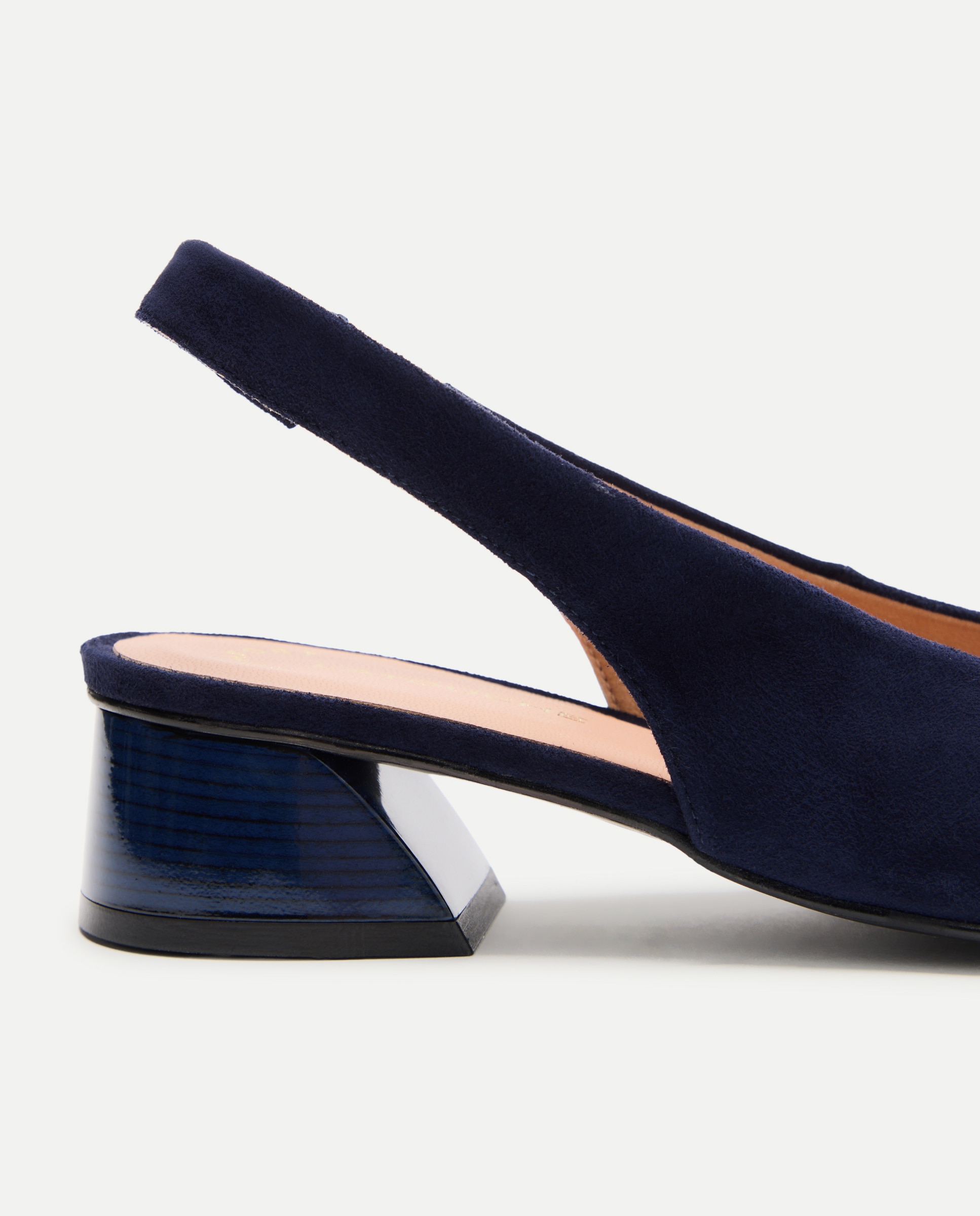 Sapatos com Tacão Tipo Mules sem Forro 400 Azul-5