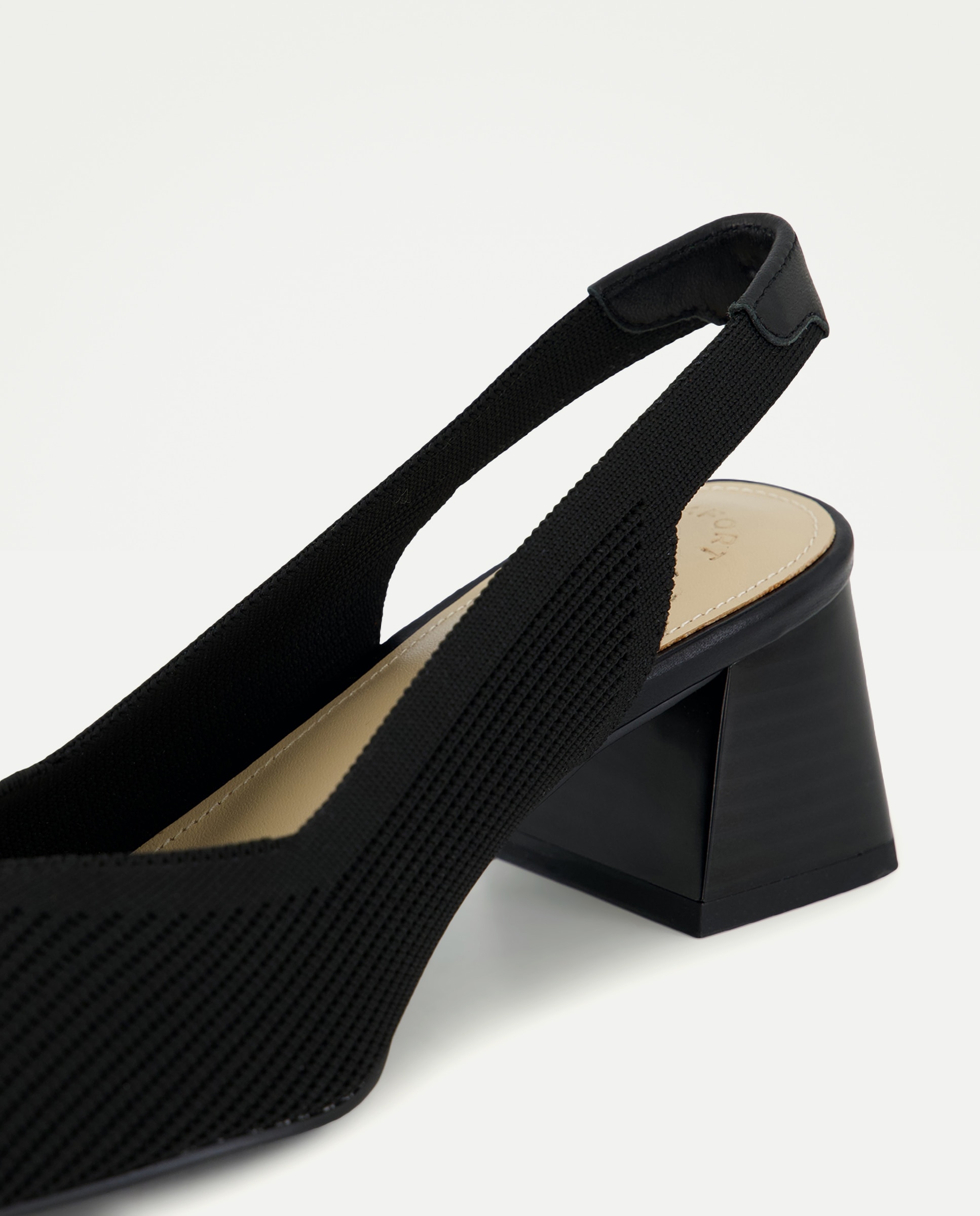 Sapatos de Salto Tipo Mules Preto-5