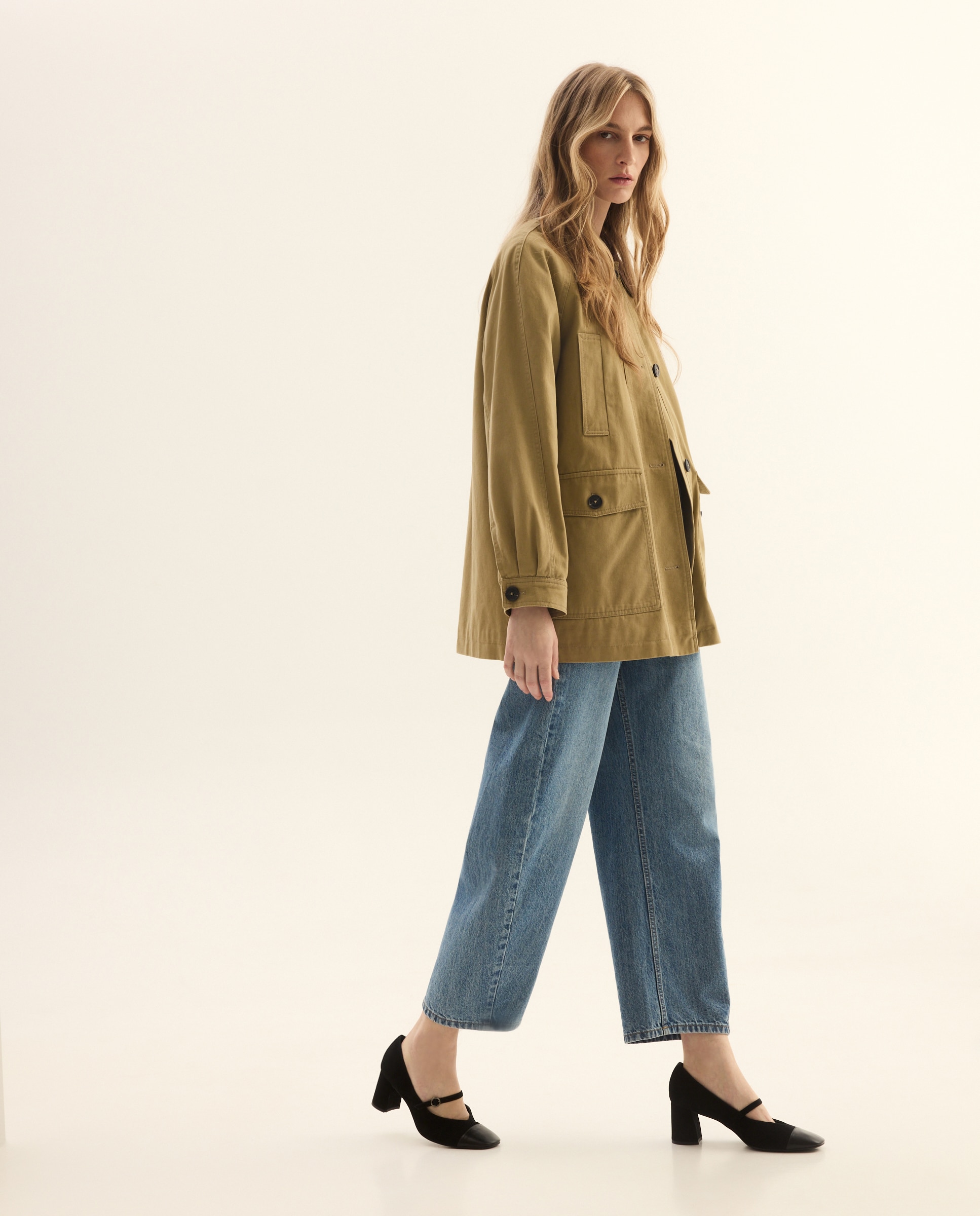 Sapatos de Presilha com Salto e Pulseira Preto-6