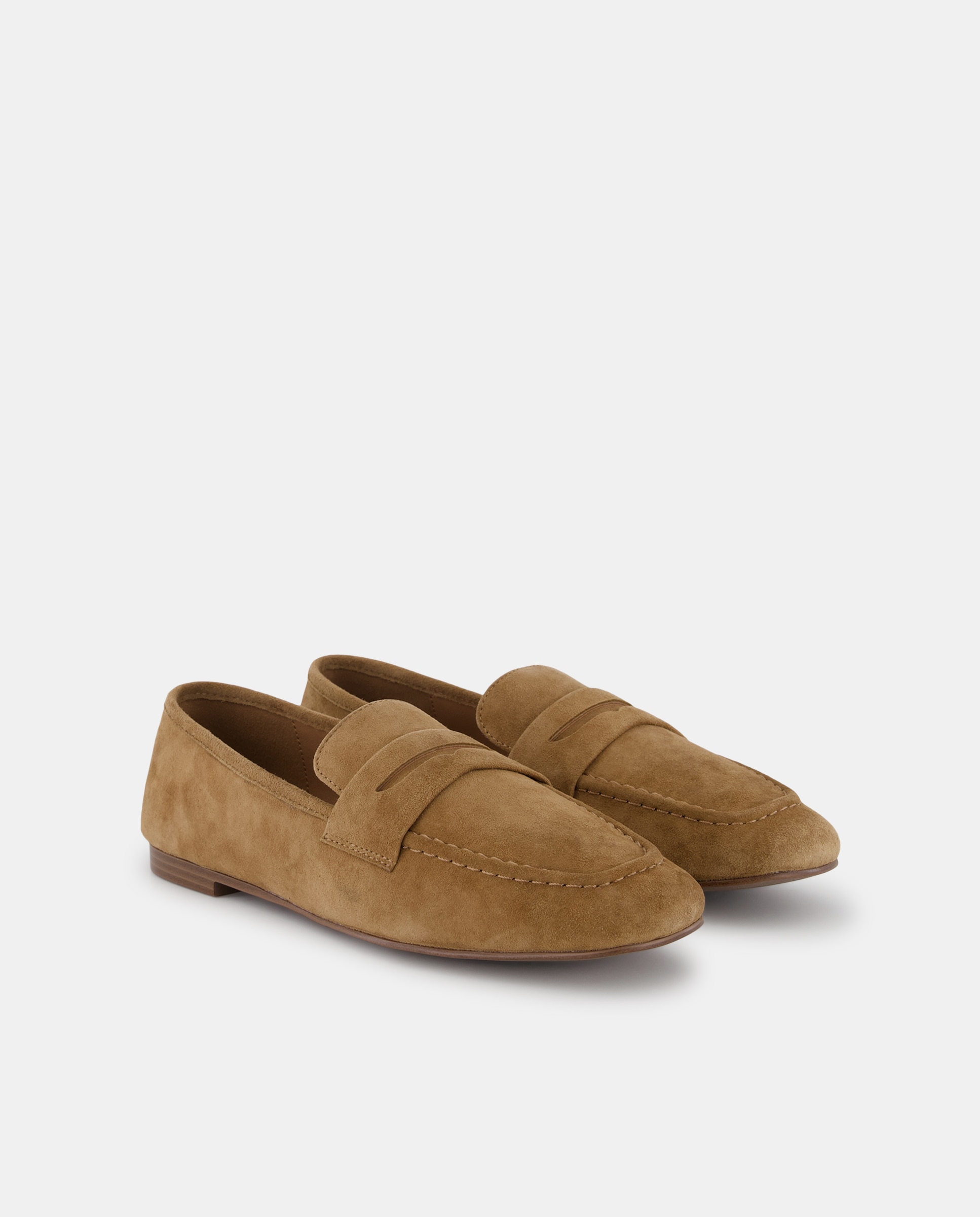 Sapatos Rasos Tipo Mocassins 730 Camel-2