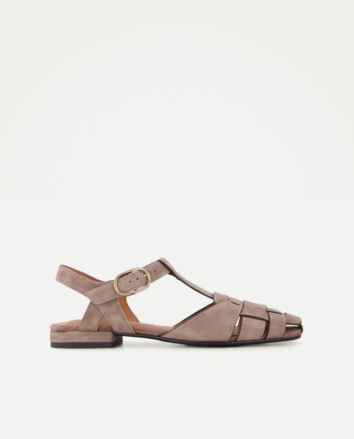 Zapato plano, cangrejera modern