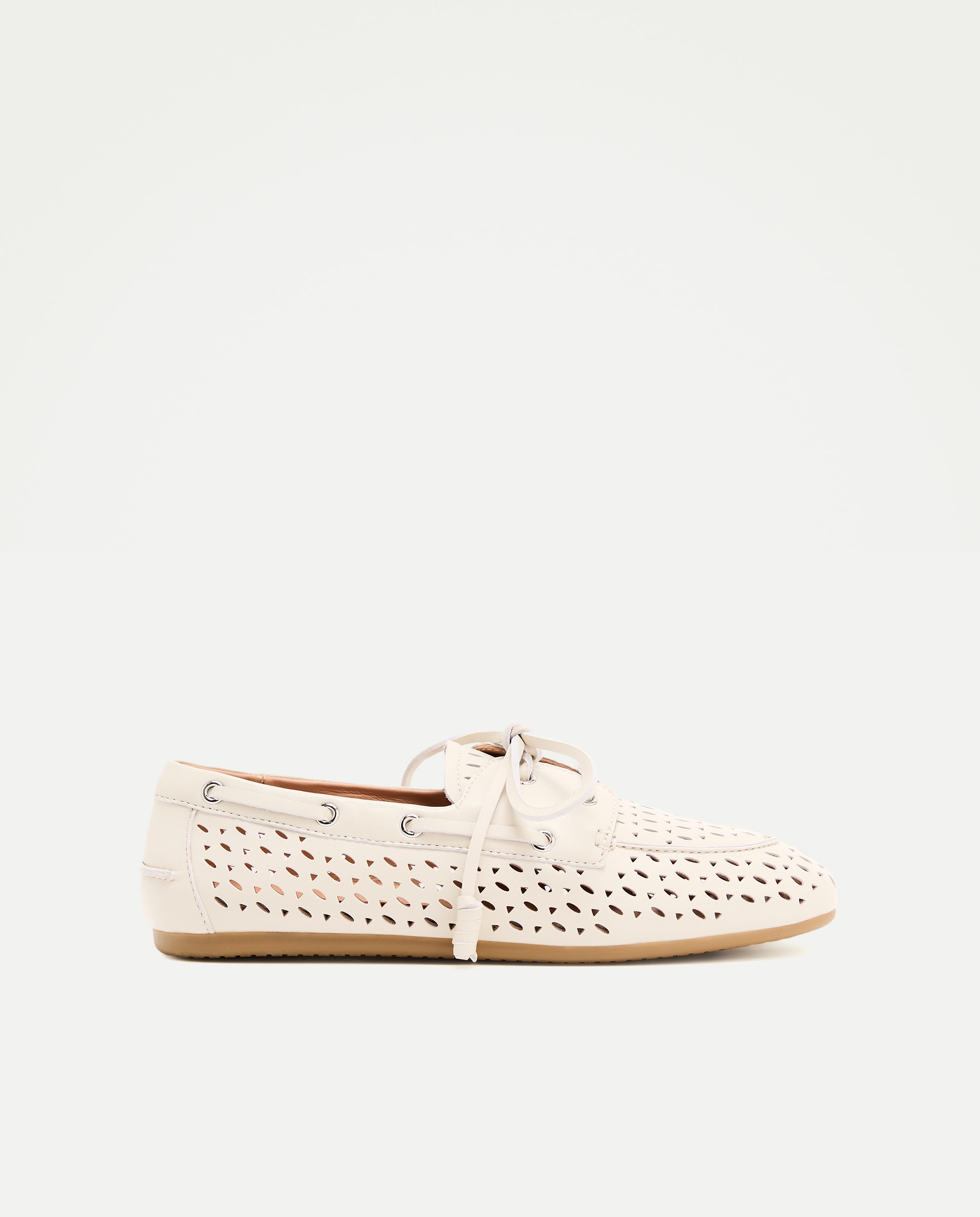 Latouche Comfort - Zapato plano, mocasin cordones troquelado.