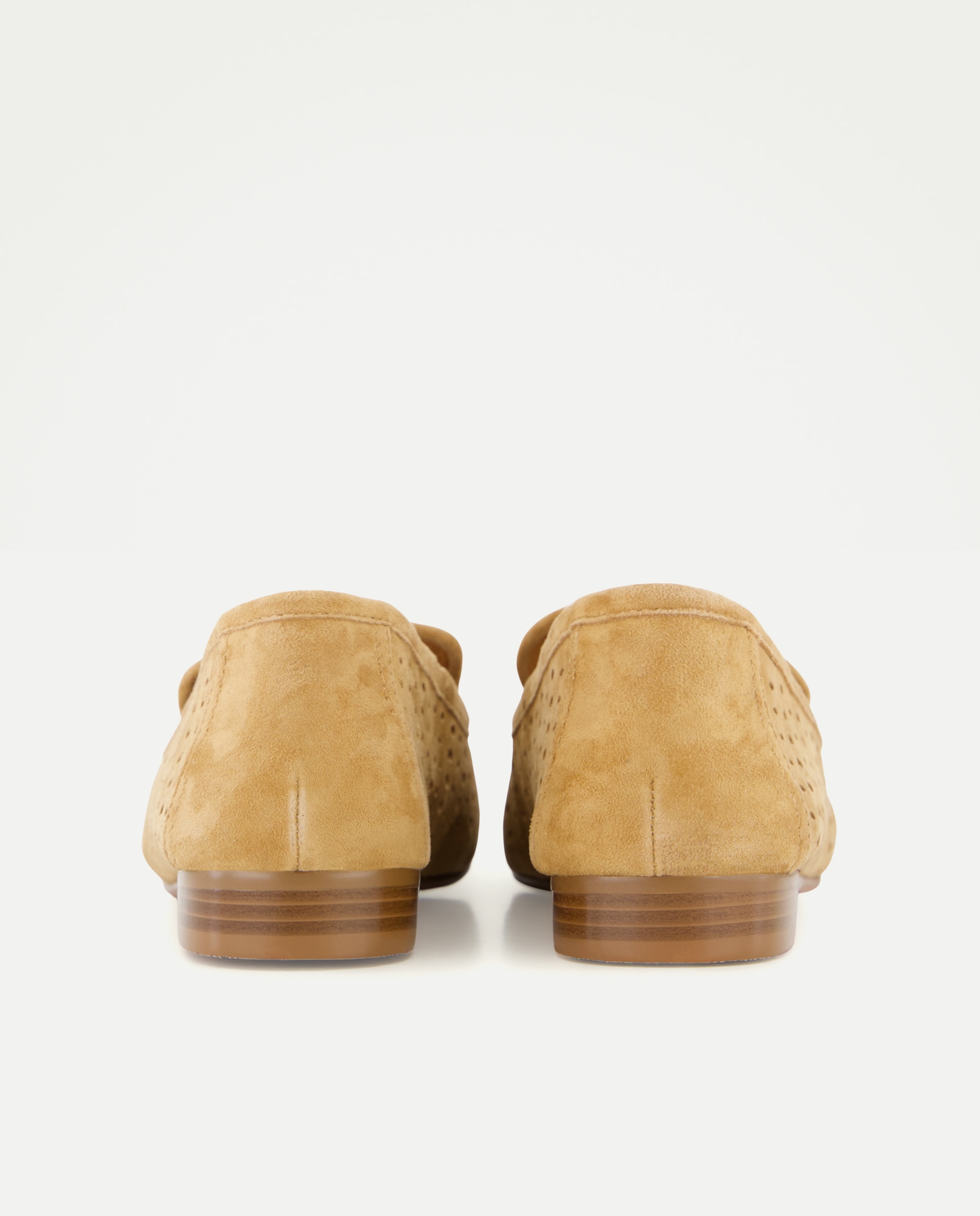 Sapatos Rasos com Perfurados 730 Camel-3