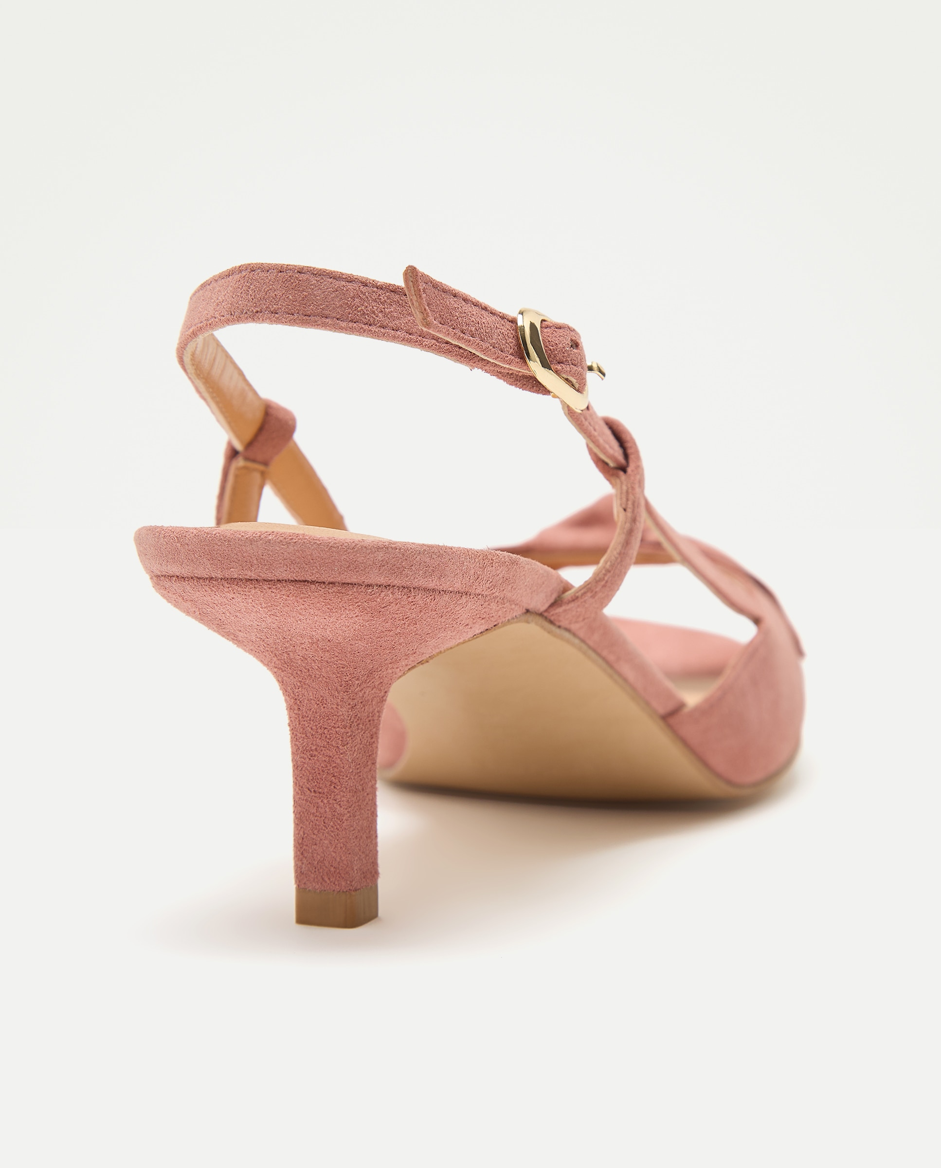 Sandálias de Salto com Laço 200 Rosa-3