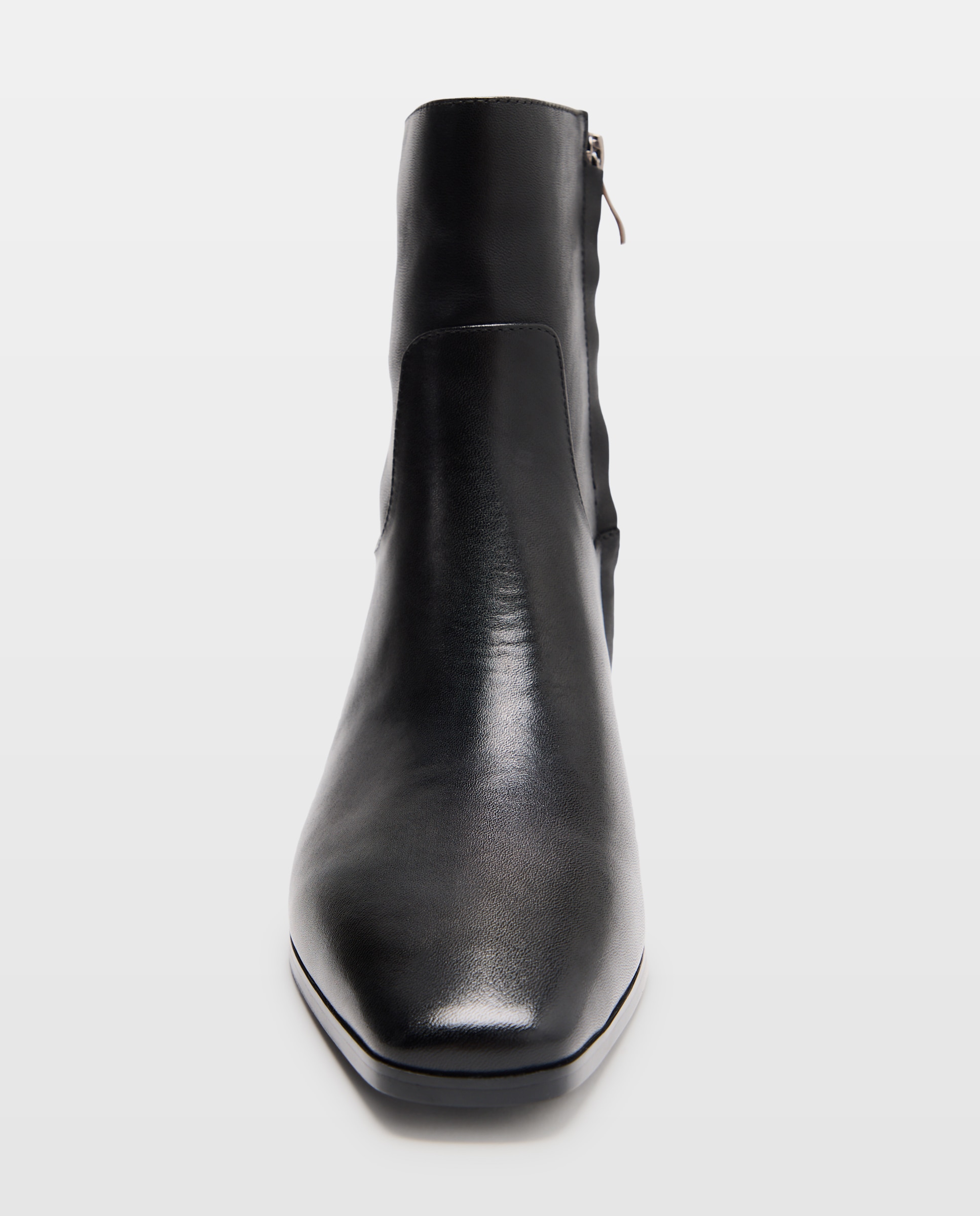 Botins de Tacão Quadrados Preto-4