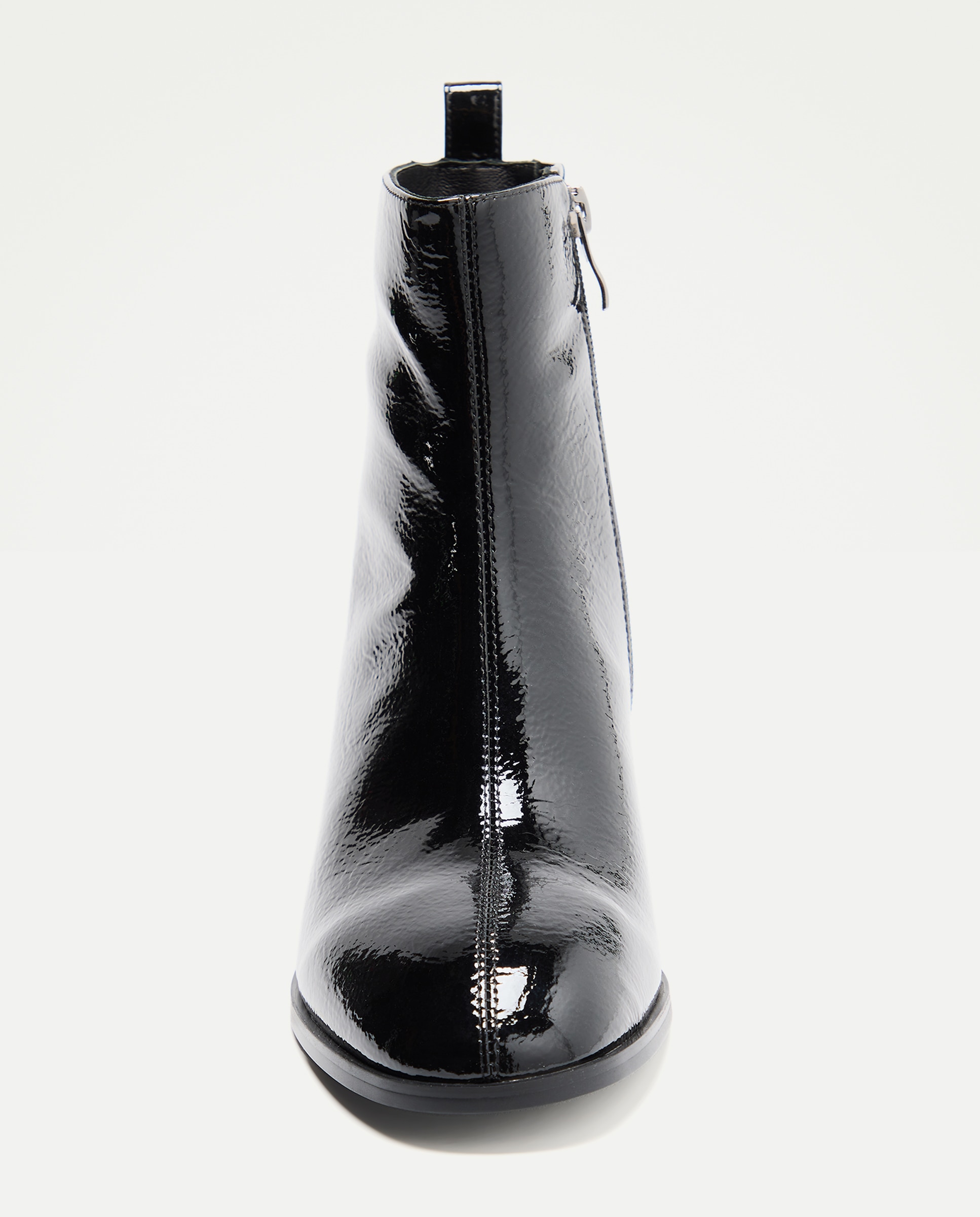 Botin tacón, liso charol Negro Latouche Comfort Negro-4