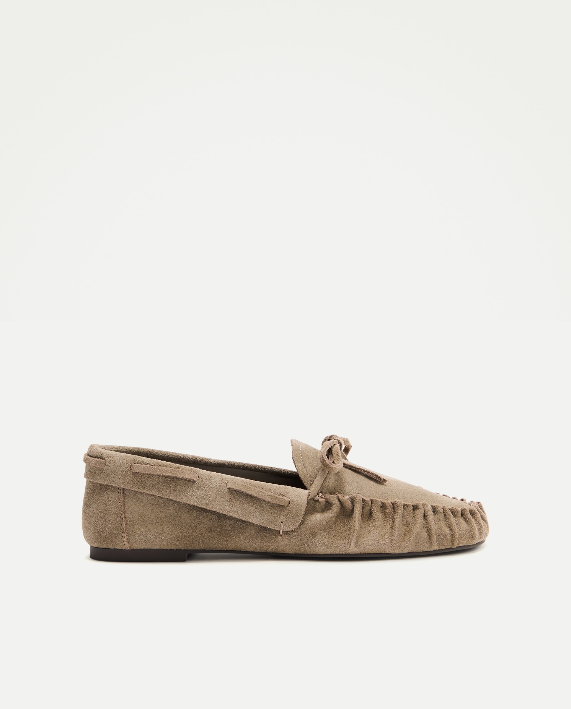 Imagem 0 de Sapatos Rasos com Efeito Enrugado