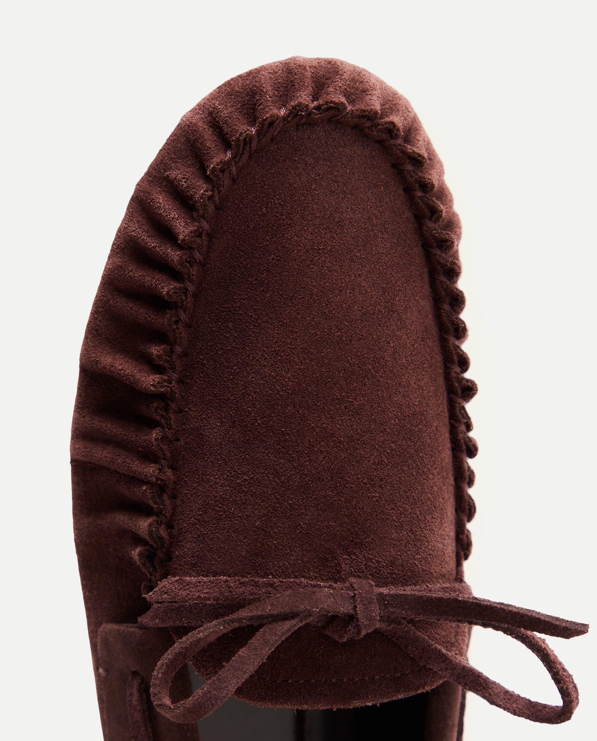 Sapatos Rasos com Efeito Enrugado Chocolate-4