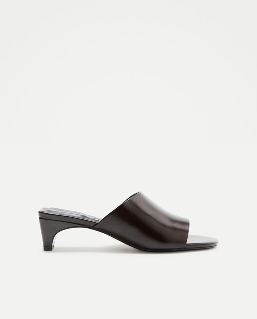 Sandalias de tacón de mujer tipo mule