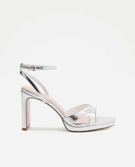 Sandalias de tacón de mujer con plataforma
