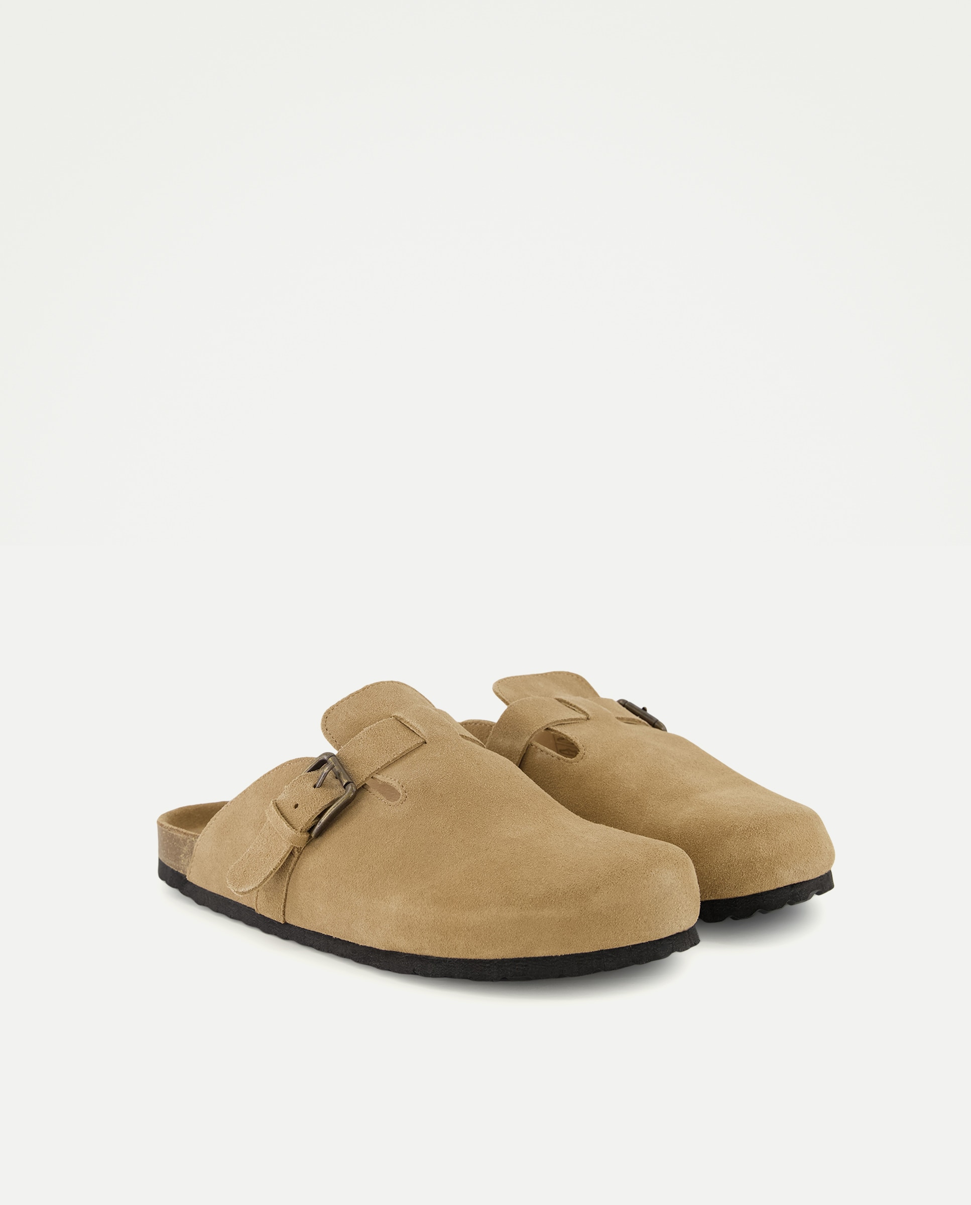 Socas em Pele com Fivela 730 Camel-2
