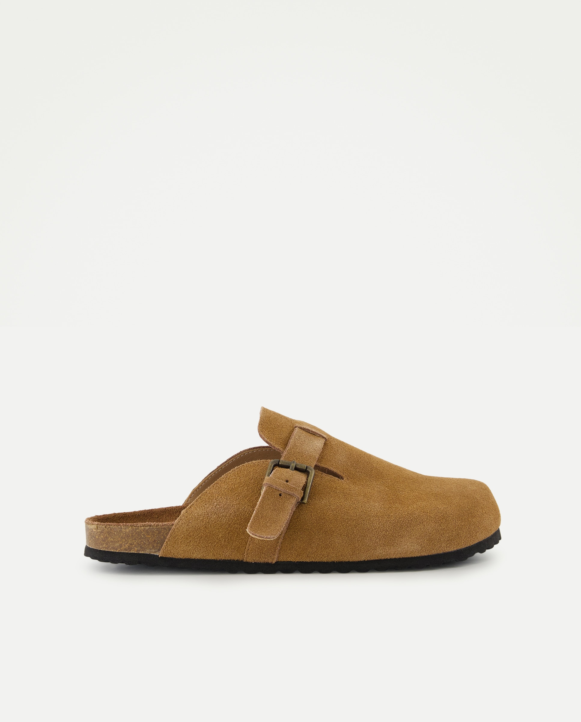 Imagem 0 de Mules em Pele com Fivela