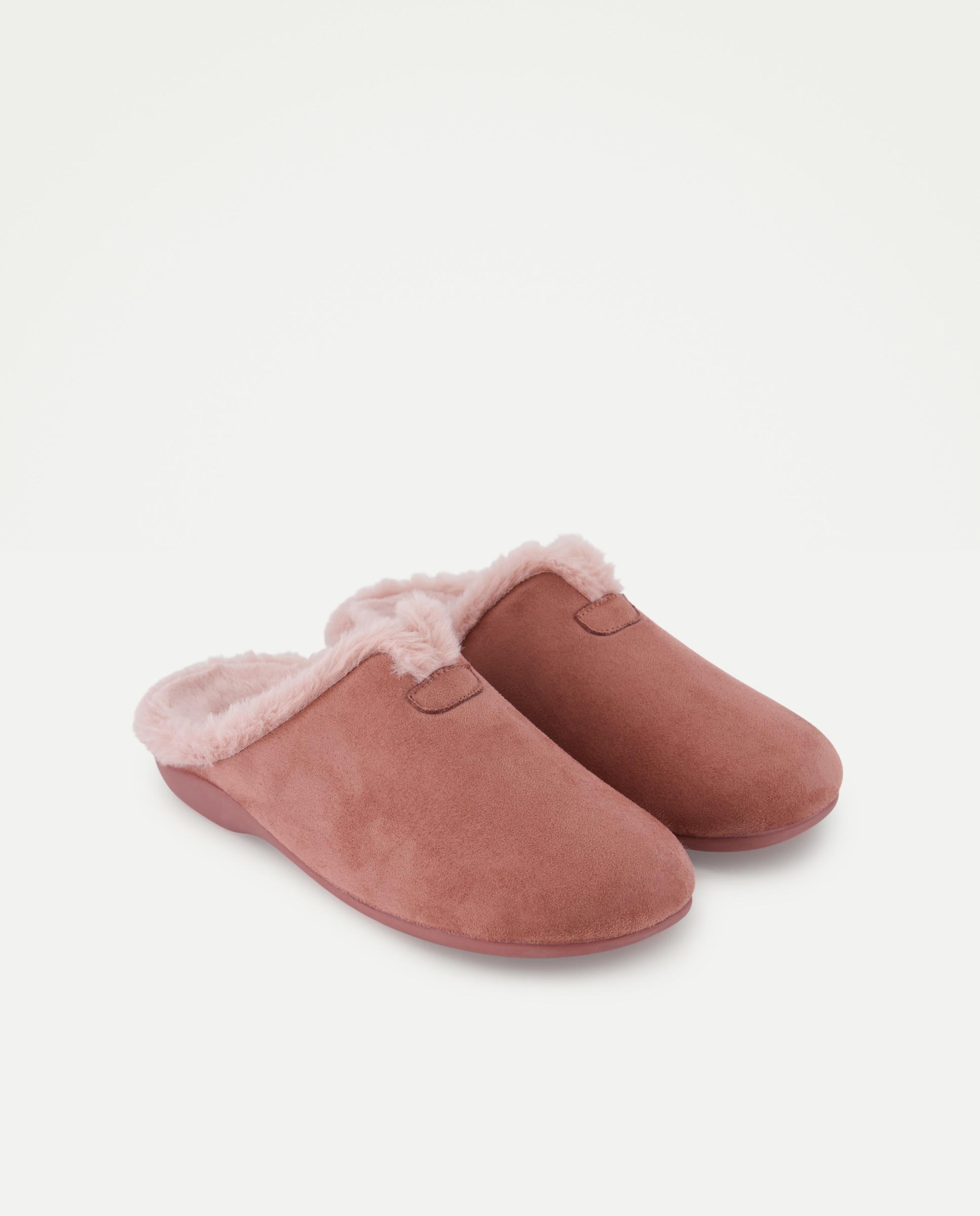 Chinelos de Quarto com Pelo 200 Rosa-2
