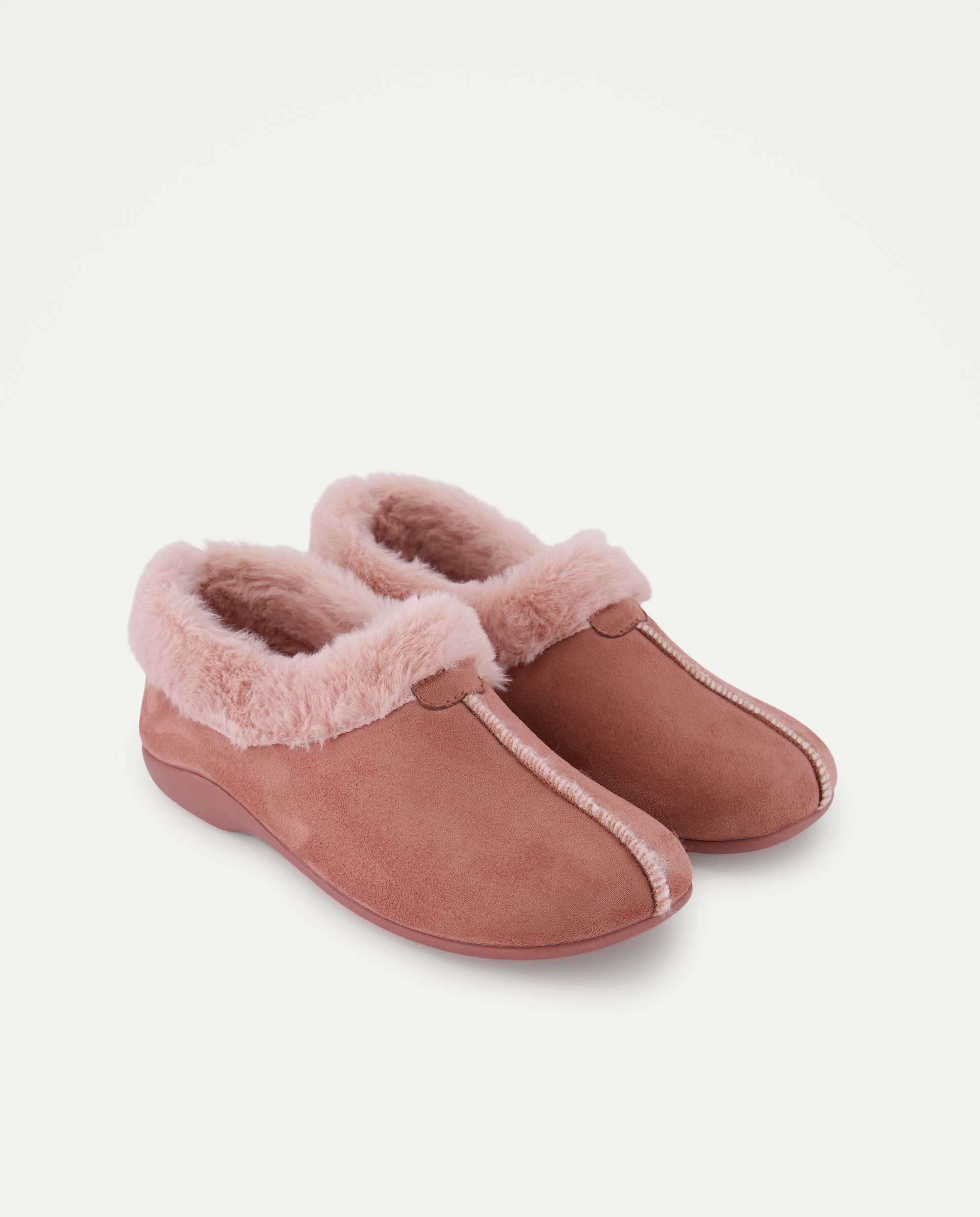 Pantufas com Pelo 200 Rosa-2