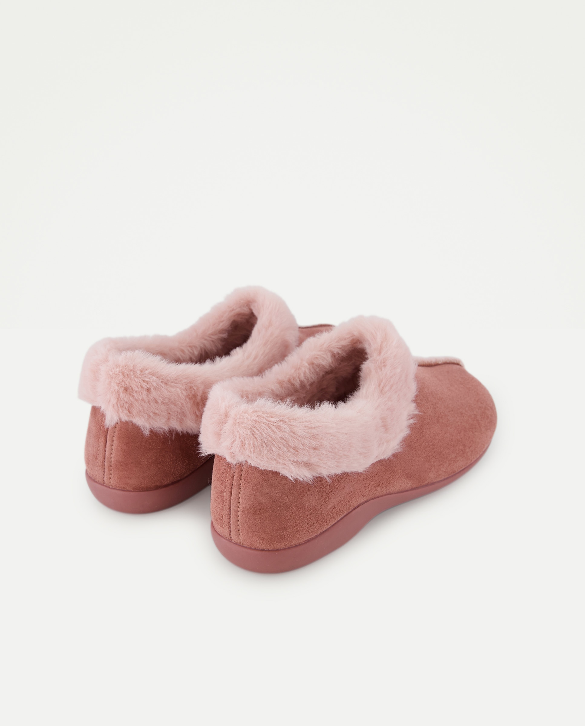 Pantufas com Pelo 200 Rosa-3
