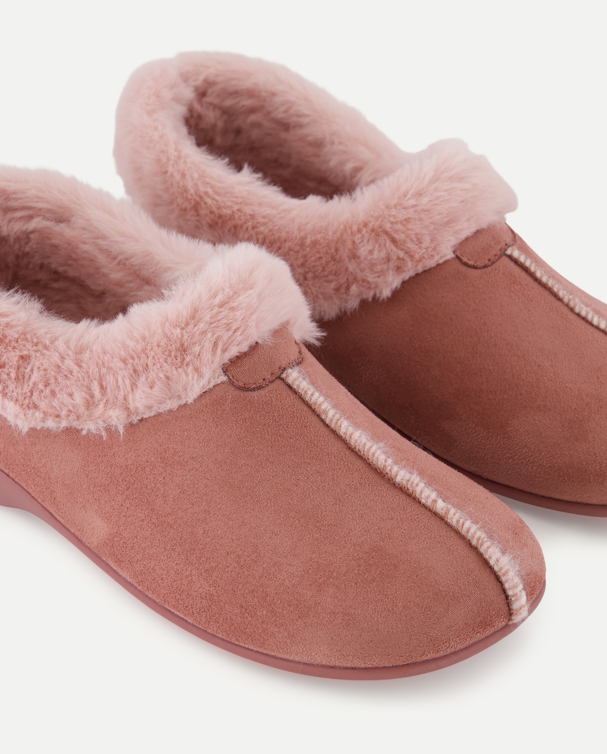 Pantufas com Pelo 200 Rosa-4
