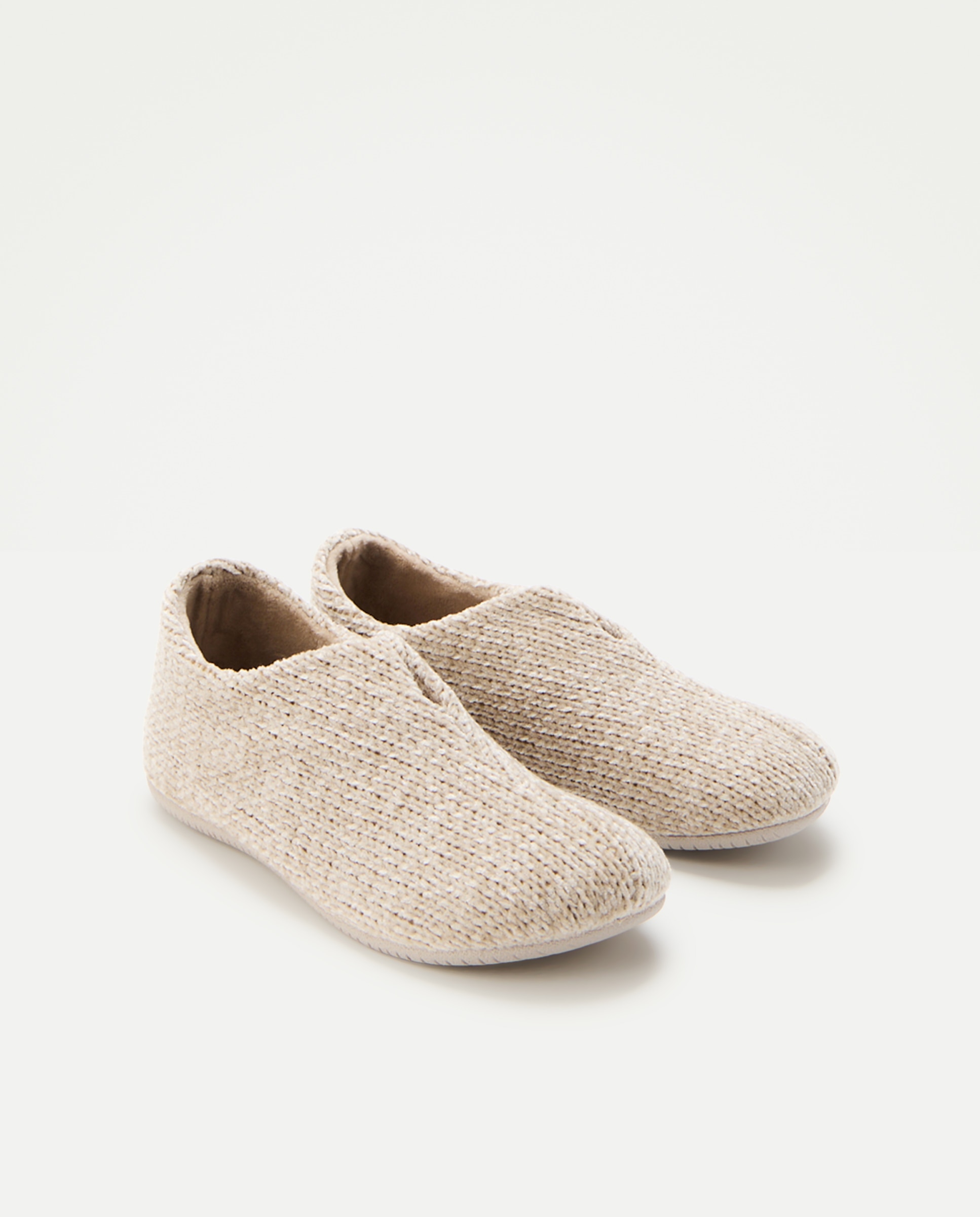 Pantufas Velvet Cinzento-claro-2