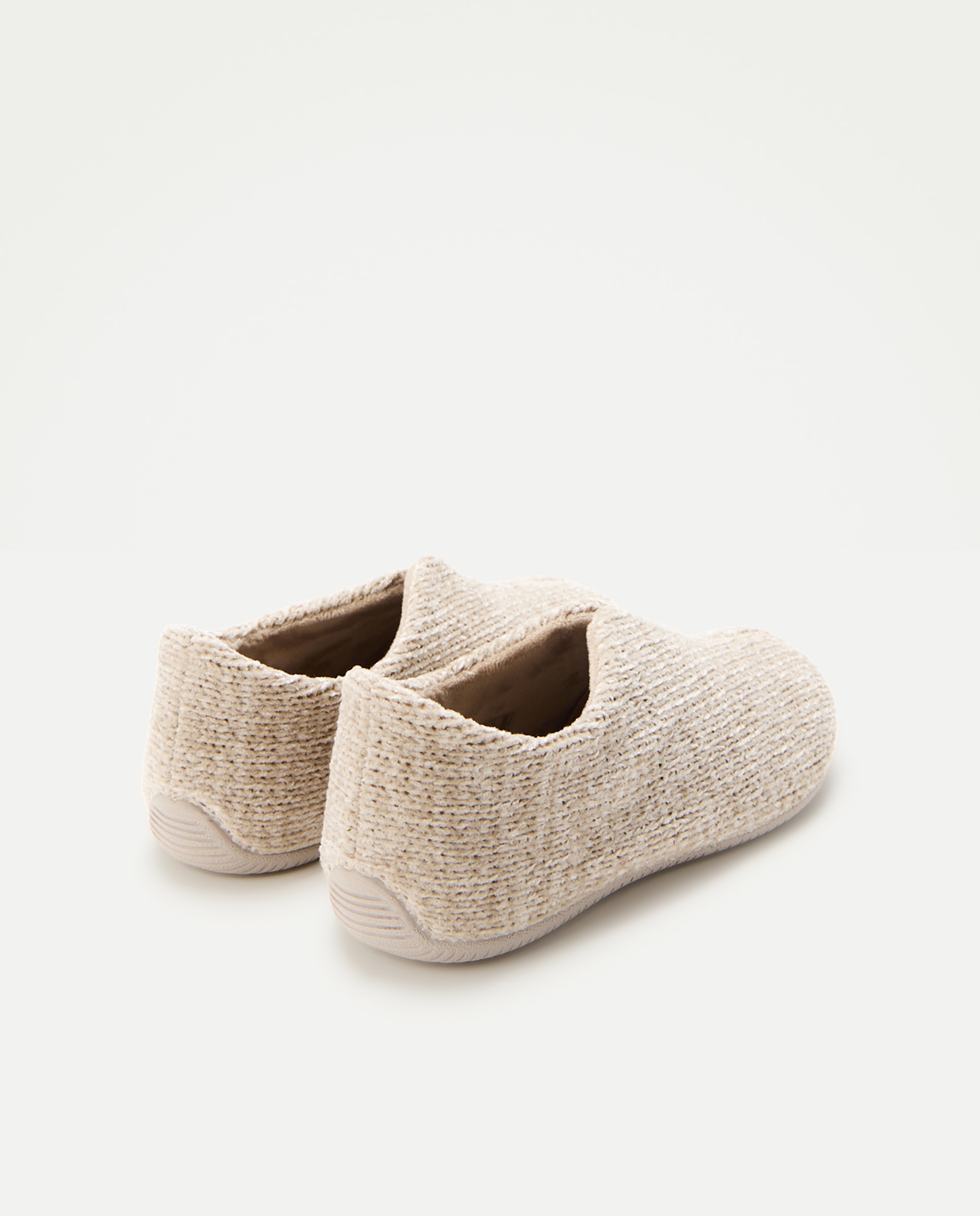 Pantufas Velvet Cinzento-claro-3