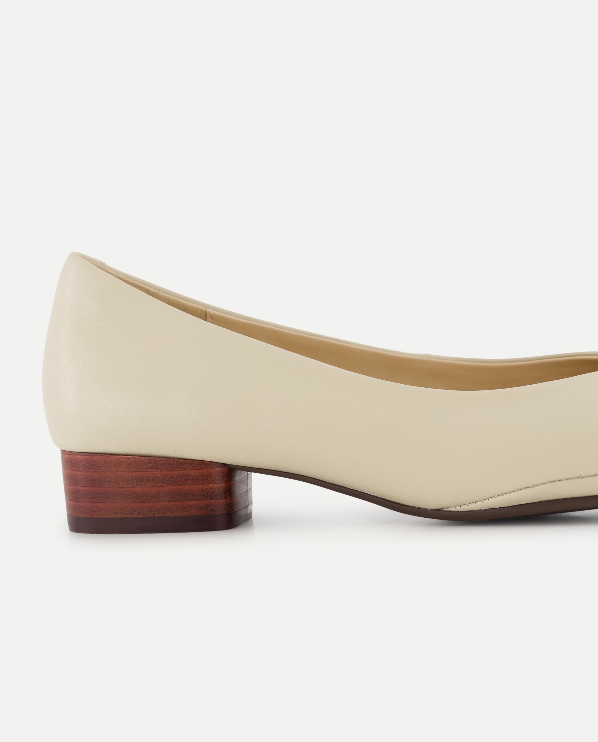 Zapatos de salón de mujer con tacón - Latouche Comfort - Blanco roto Blanco roto-5