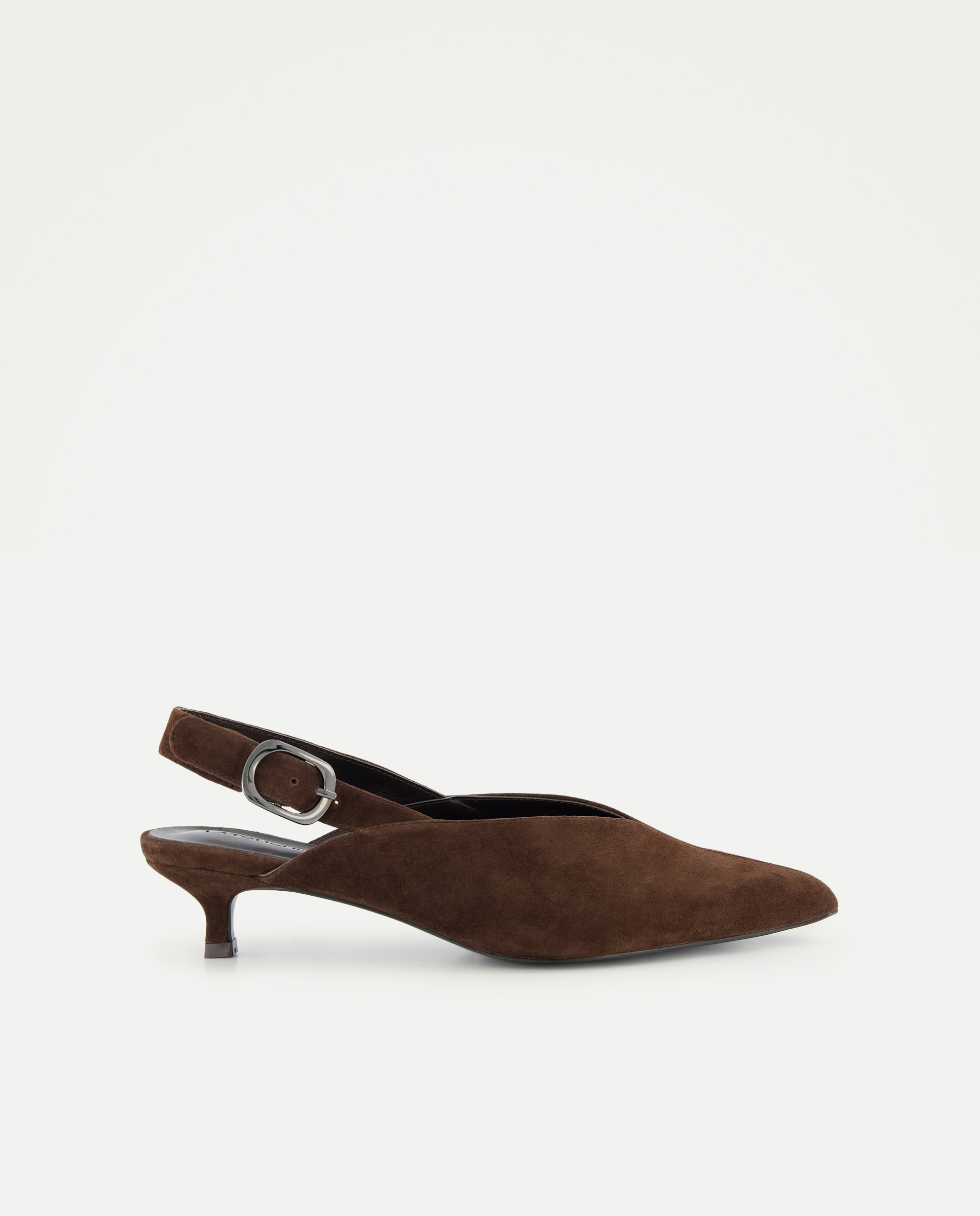 Imagen 1 de Zapatos de salón de mujer destalonado con hebilla - Latouche - Marrón Marrón