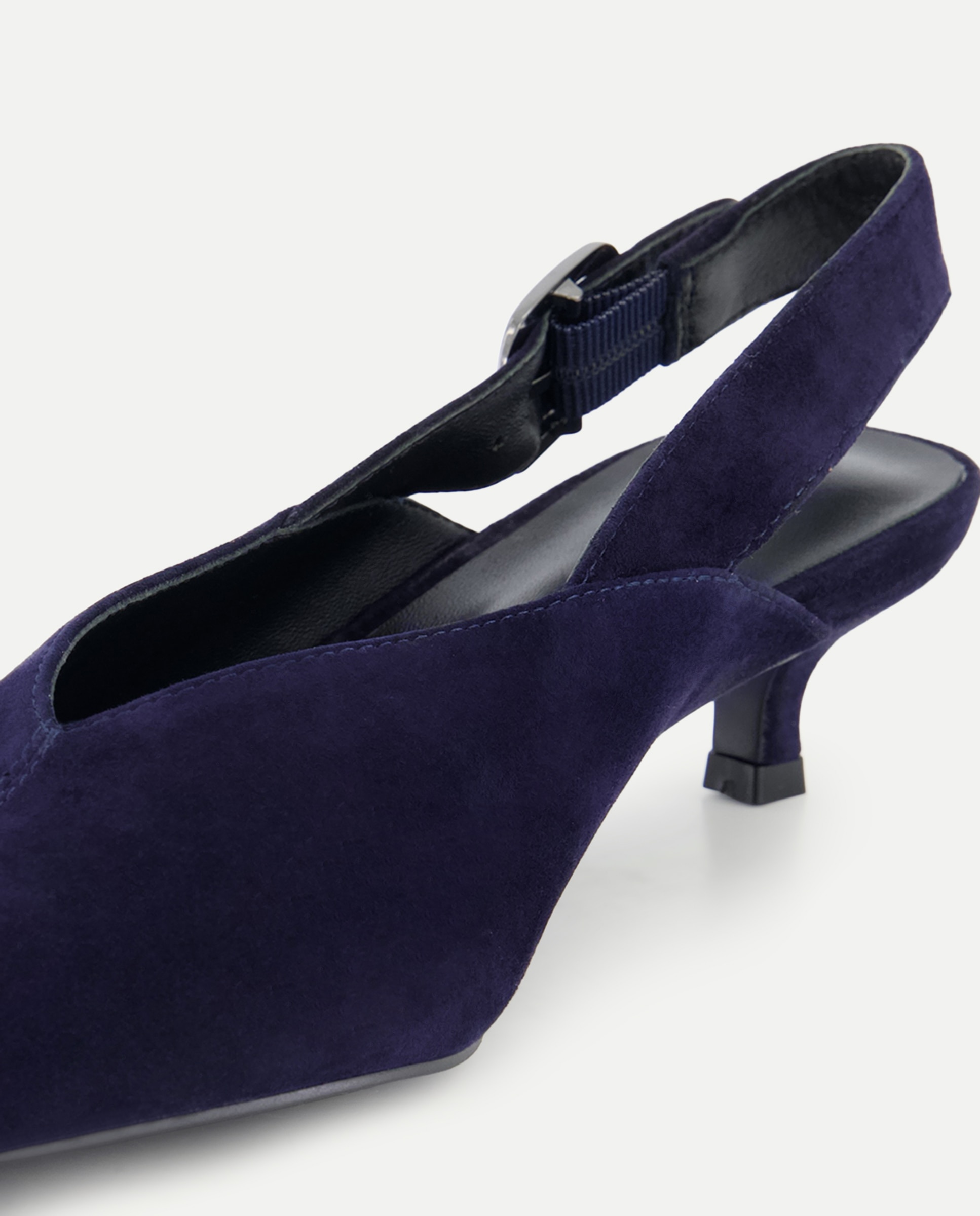 Imagen 5 de Zapatos de salón de mujer destalonado con hebilla - Latouche - 400 Azul 400 Azul