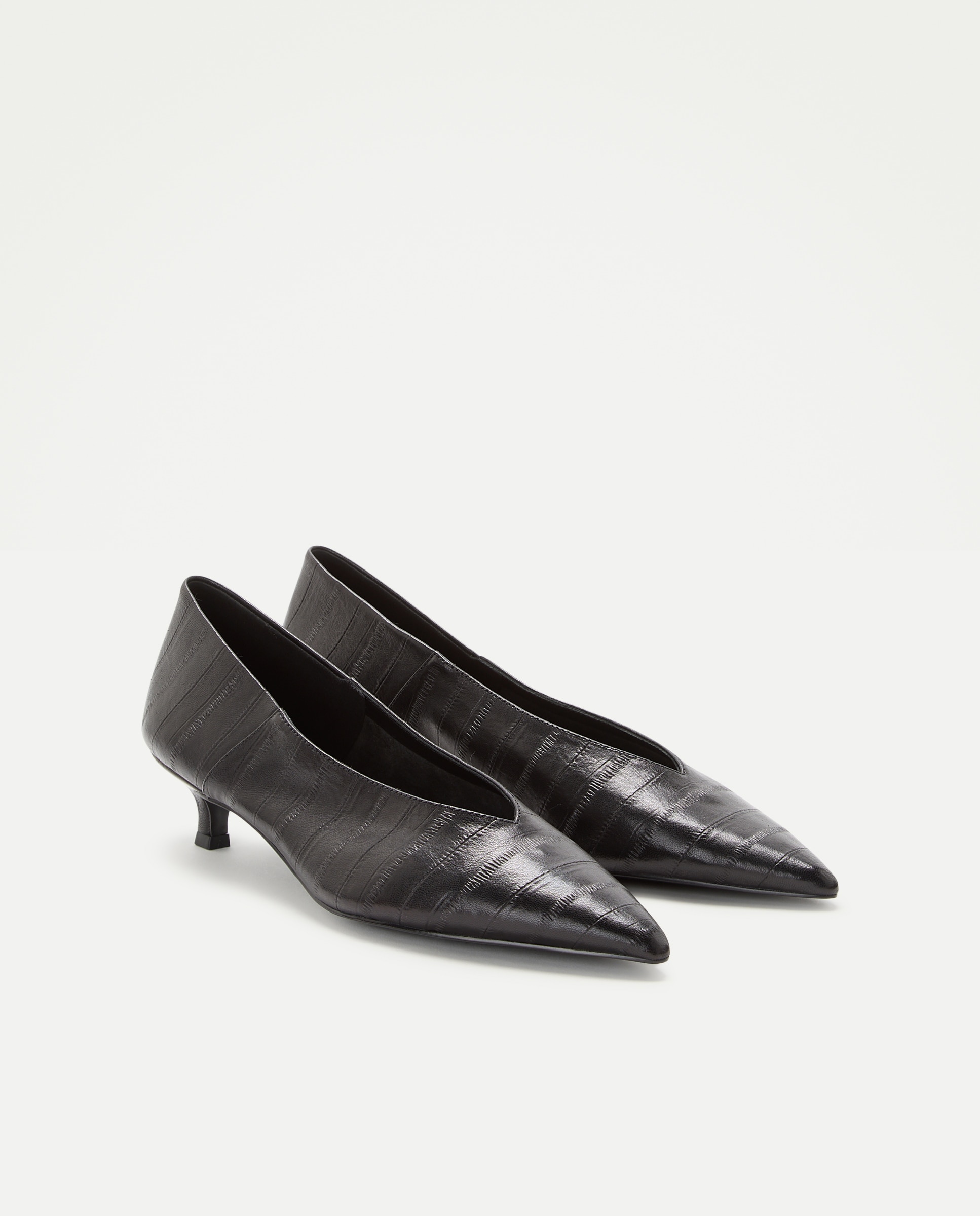 Zapatos de salón con tacón hueco - Latouche - Negro Negro-2
