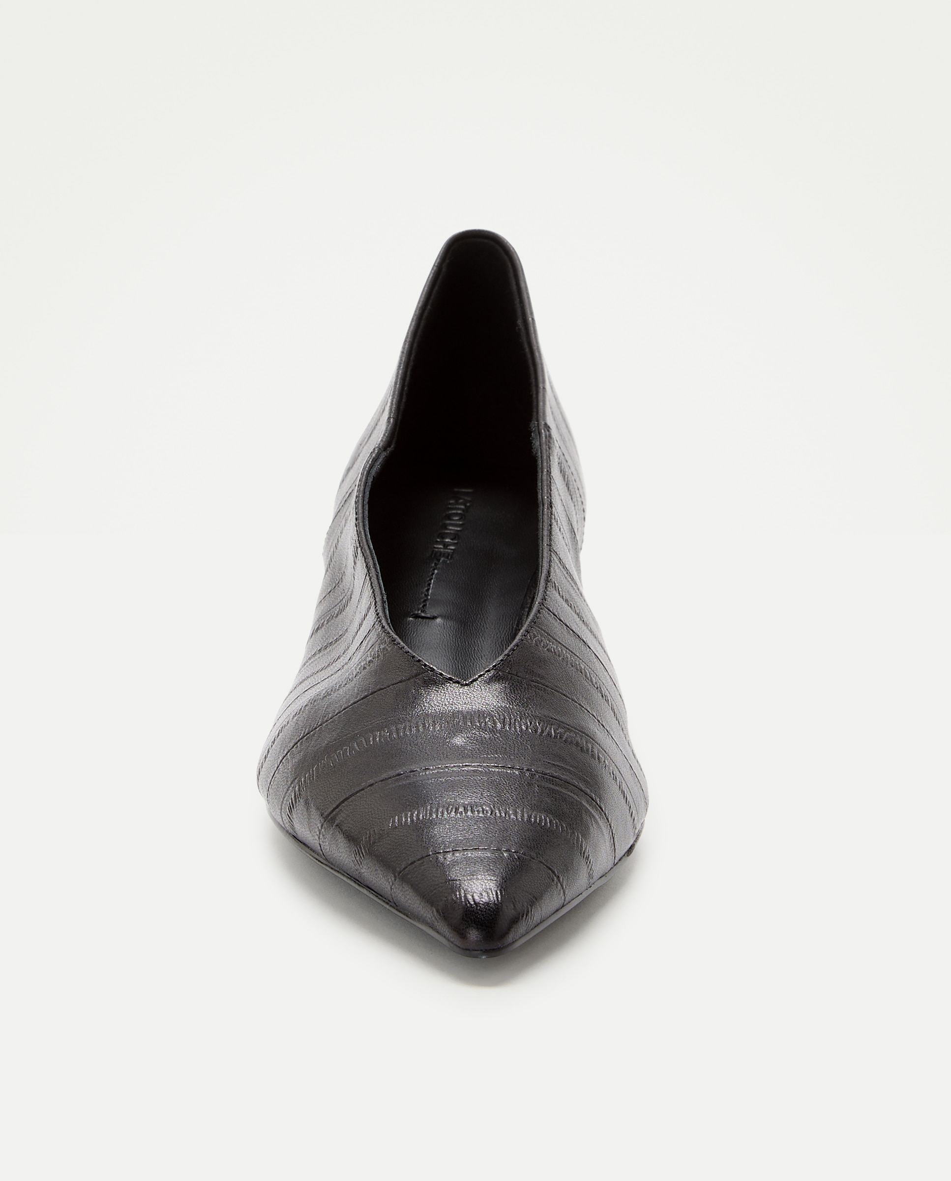 Zapatos de salón con tacón hueco - Latouche - Negro Negro-4
