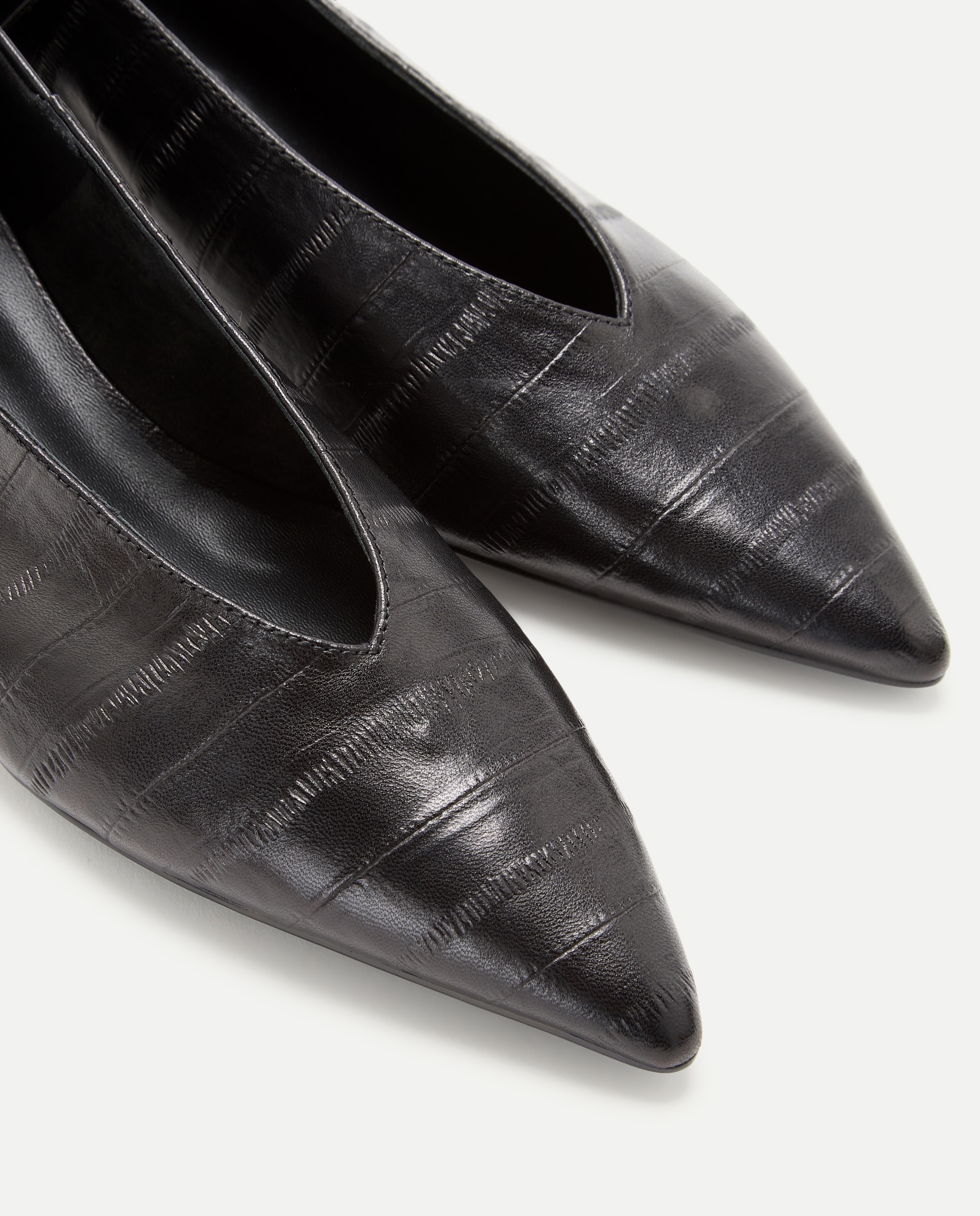 Zapatos de salón con tacón hueco - Latouche - Negro Negro-5