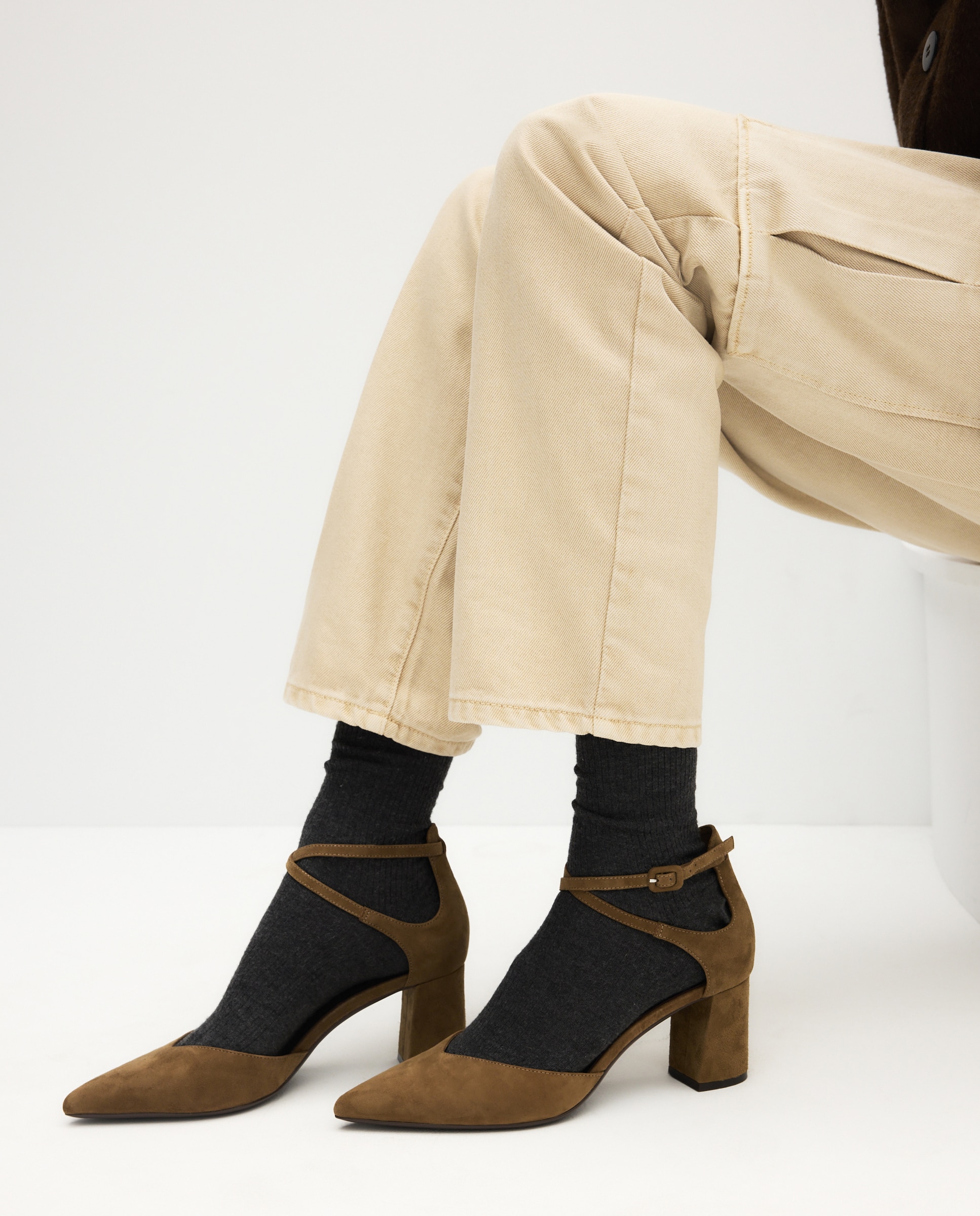 Zapato de mujer con tacón pala talón - Latouche - 400 Azul 400 Azul-6
