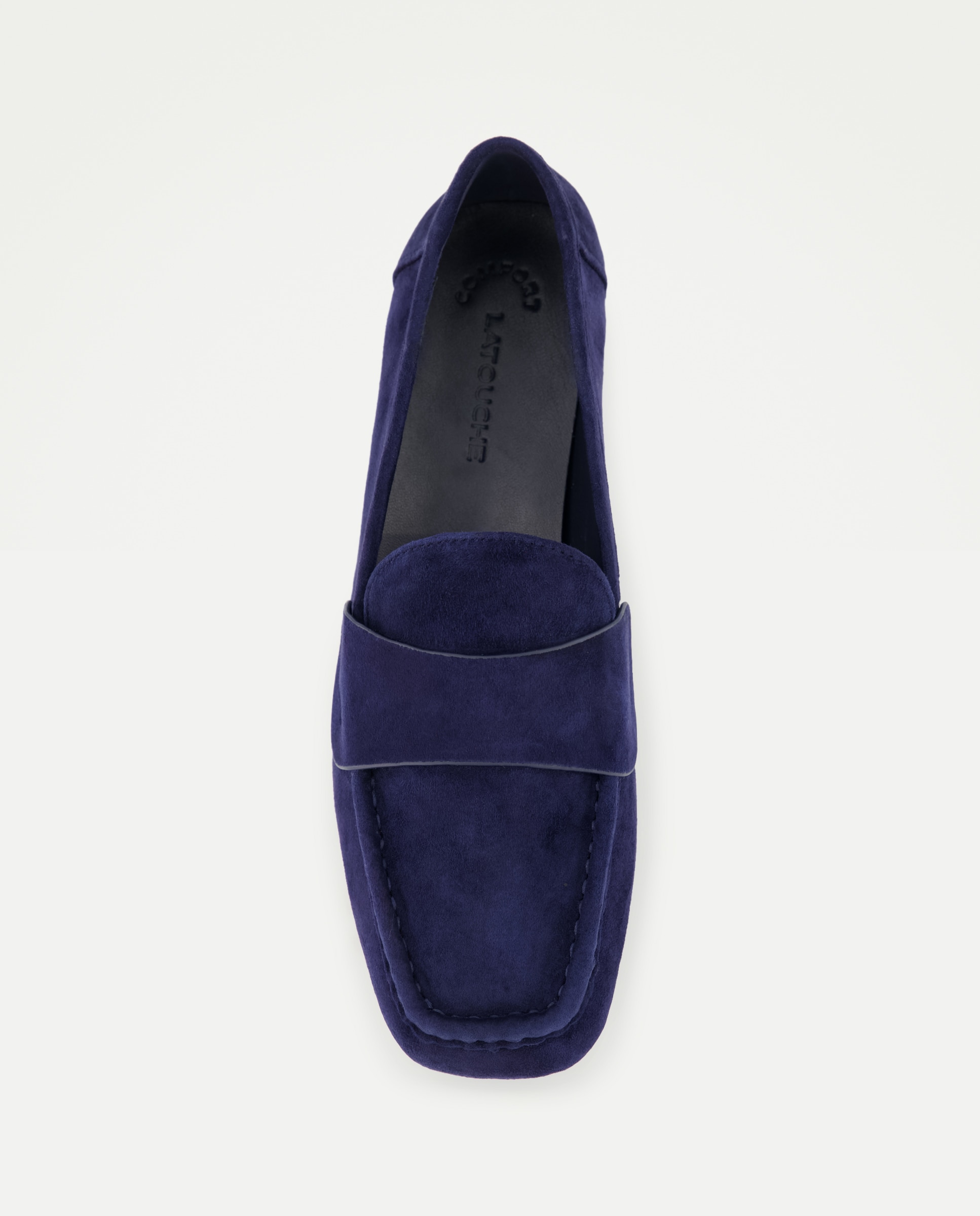 Sapatos Altos Mocassins 400 Azul-4