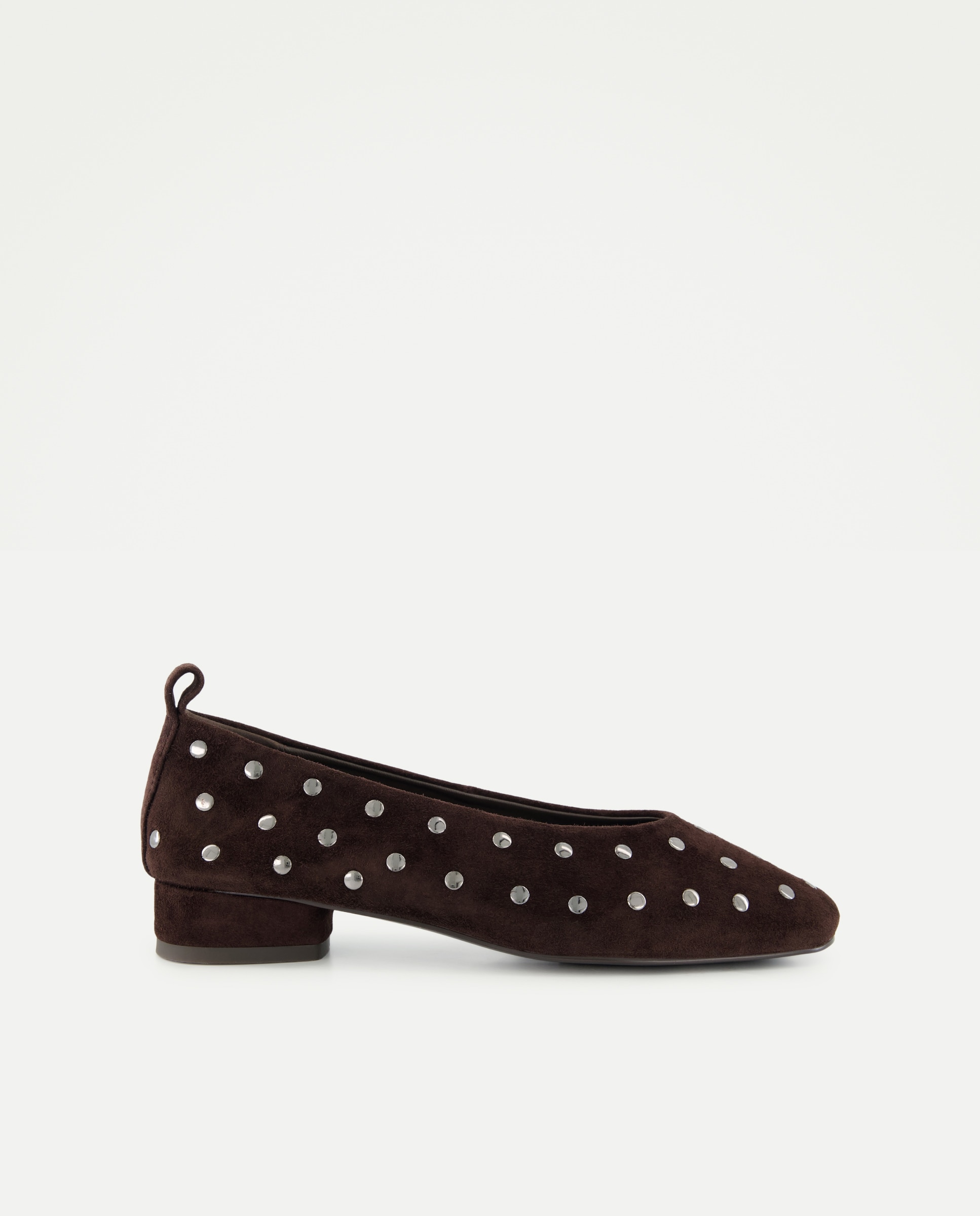 Zapato tacón , tachas - Latouche - Marrón Marrón-1