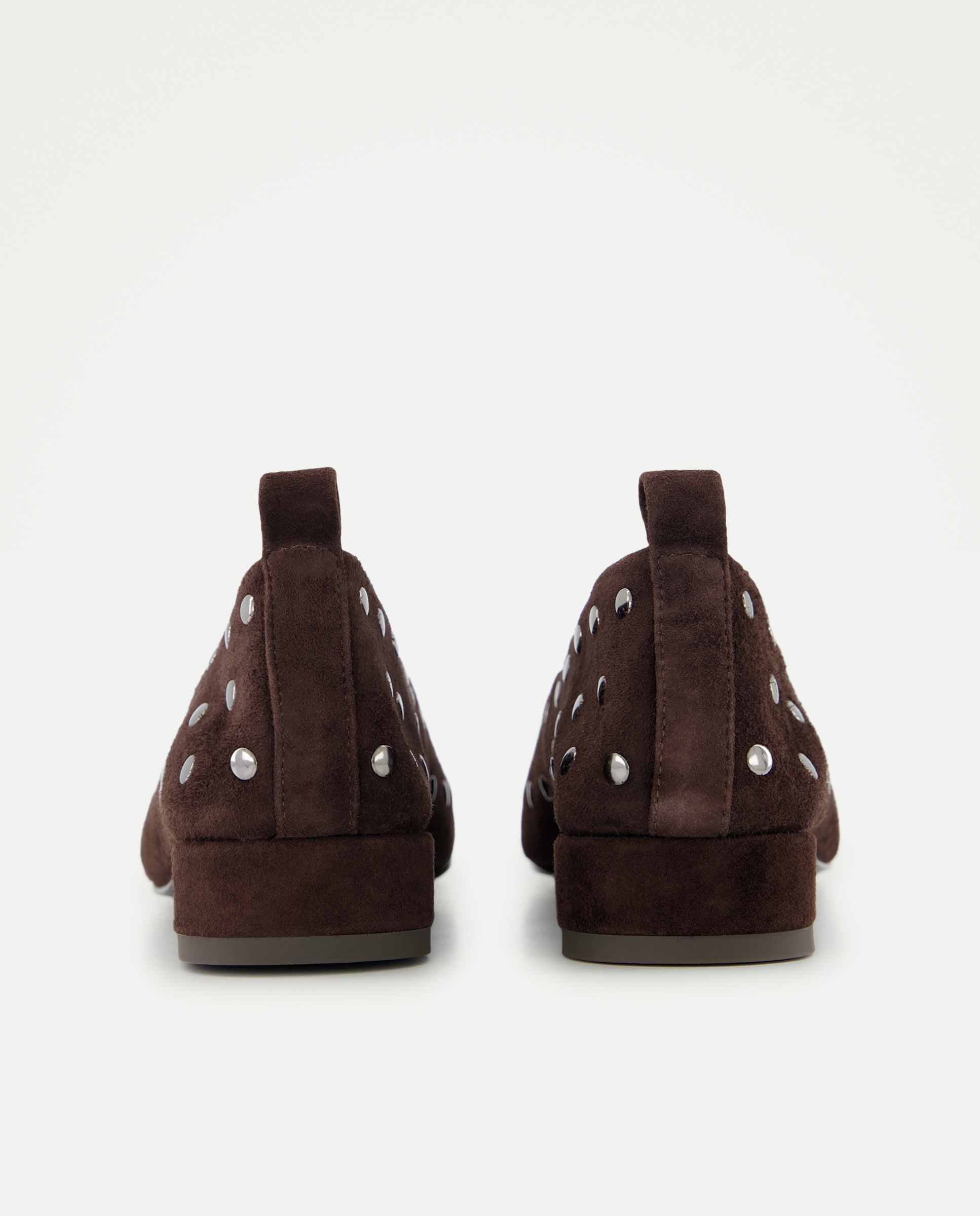 Zapato tacón , tachas - Latouche - Marrón Marrón-3