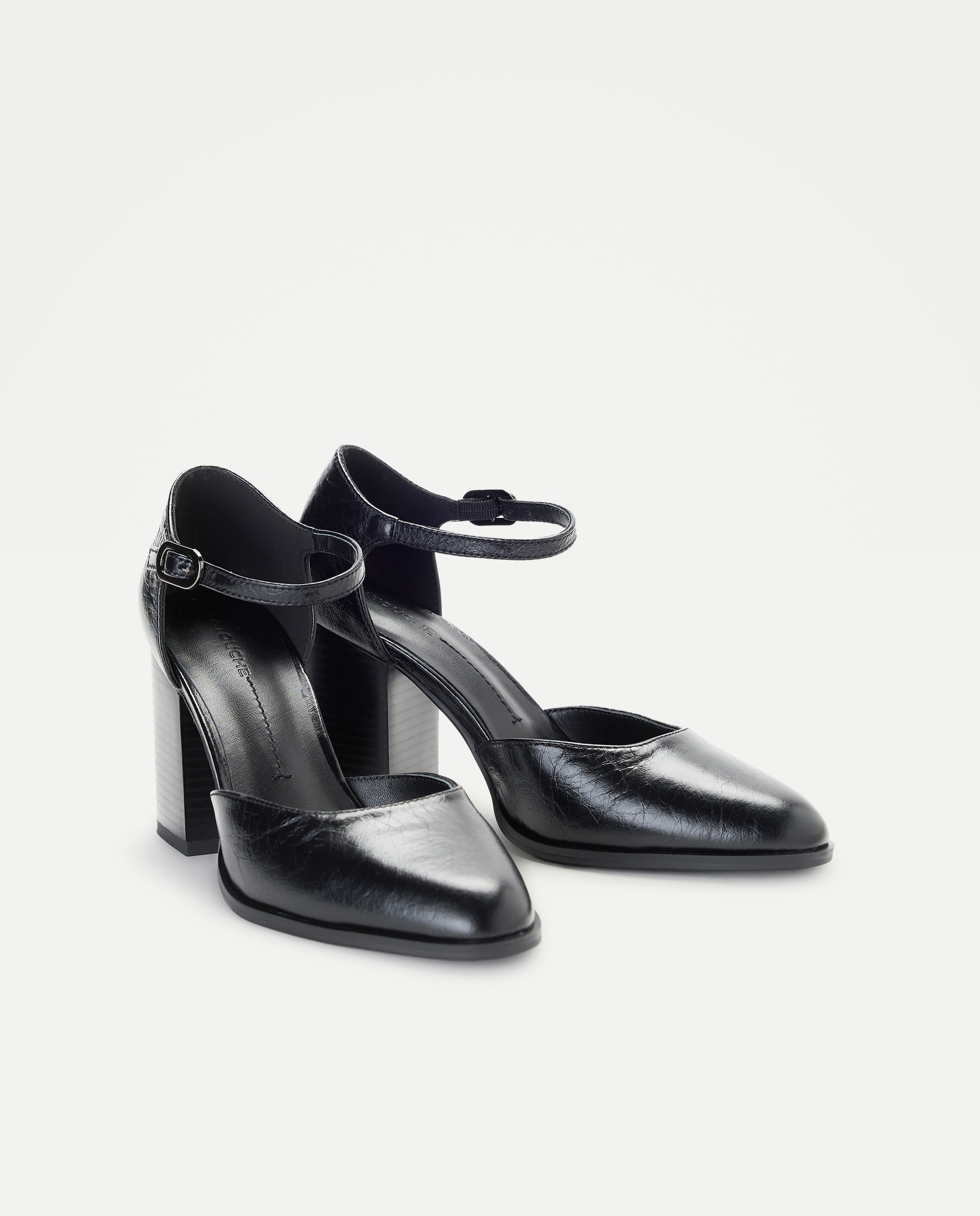 Zapato tacón, pala talón casual - Latouche - Negro Negro-2