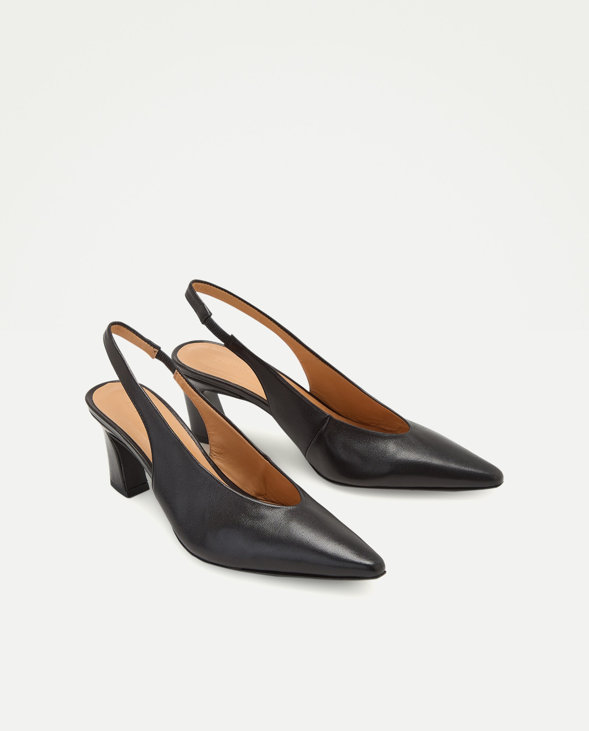 Zapato tacón, destalonado esencial - Latouche - Negro Negro-2