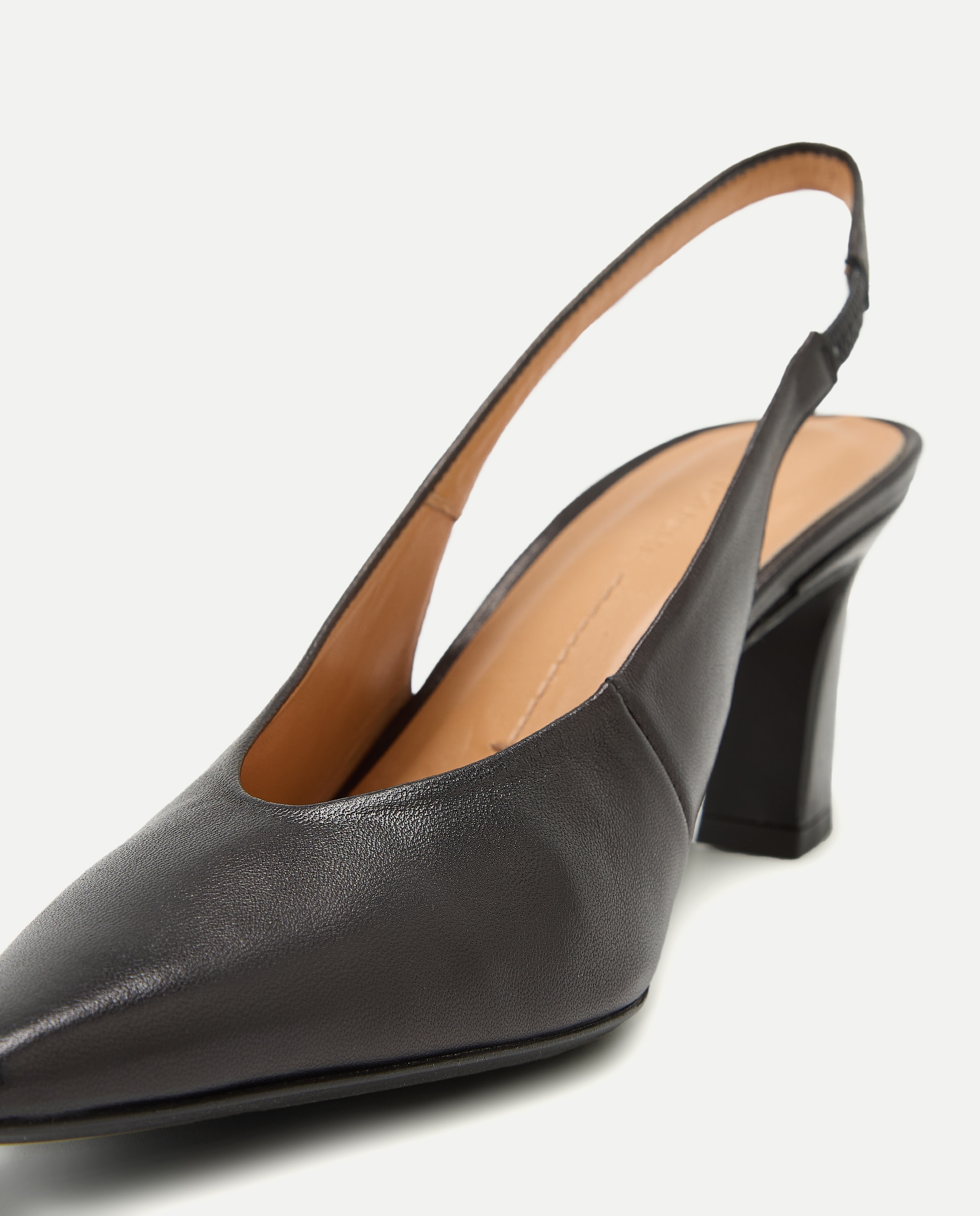 Zapato tacón, destalonado esencial - Latouche - Negro Negro-5