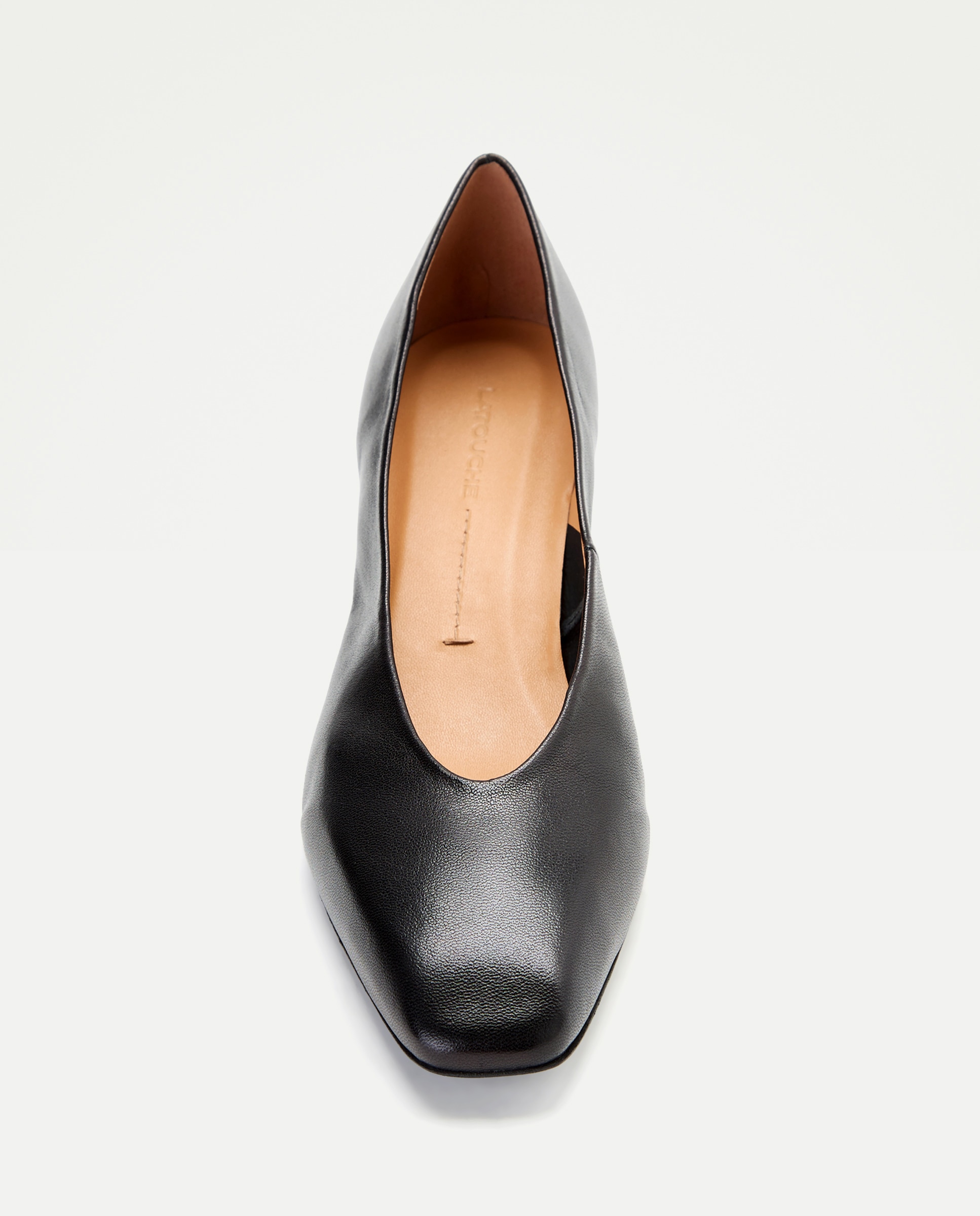 Zapato tacón, sin forro esencial - Latouche - Negro Negro-4